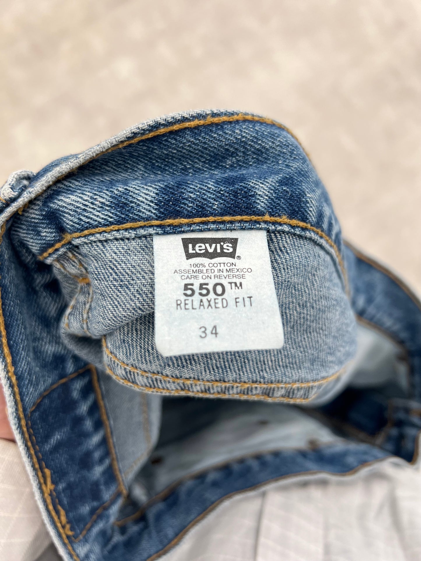 00's Levi's 550 denim shorts "Made in MEXICO"