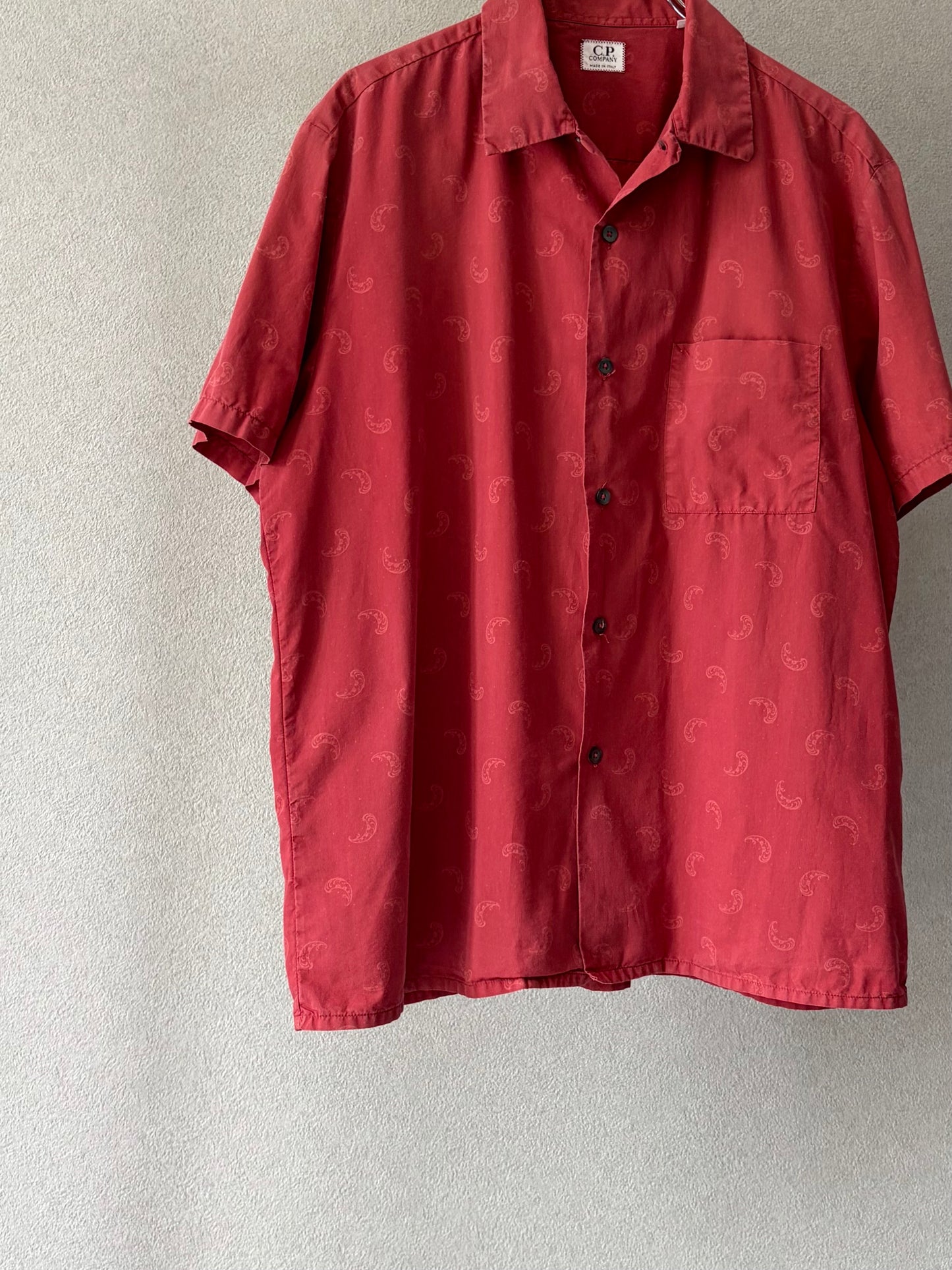 90's〜 C.P. COMPANY open collar shirt "Made in ITALY"