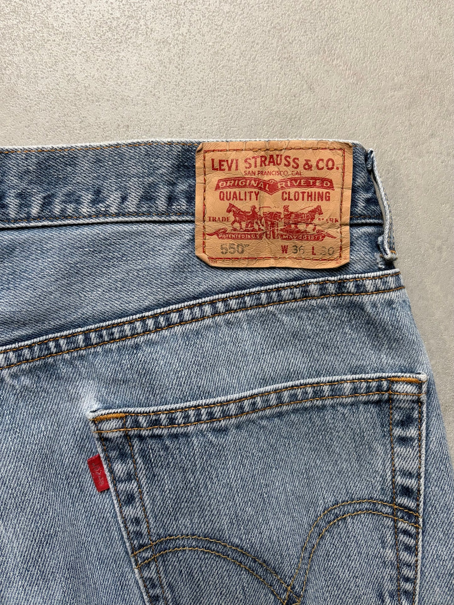 00's Levi's 550 denim pants