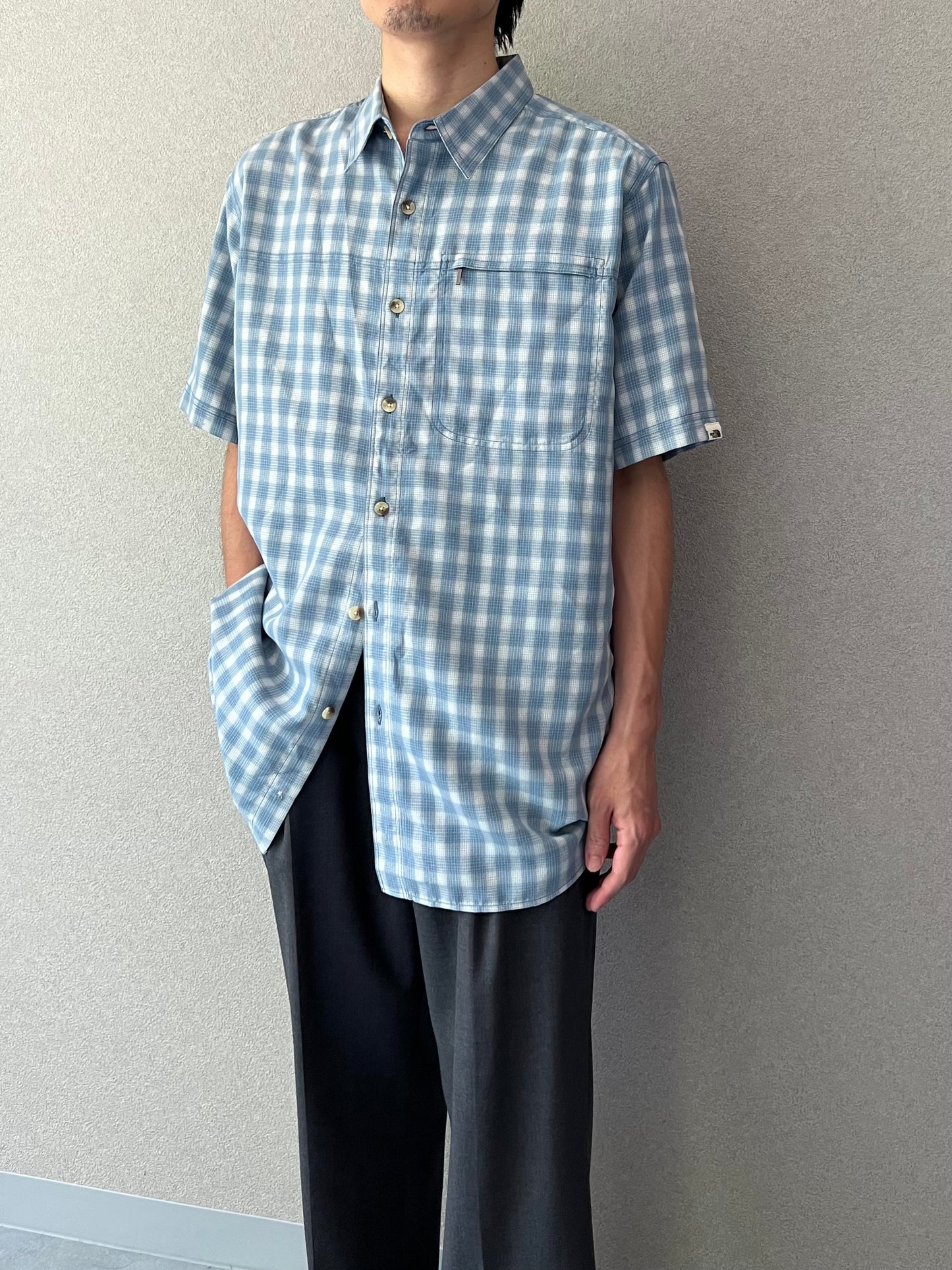 00's THE NORTH FACE rayon shirt