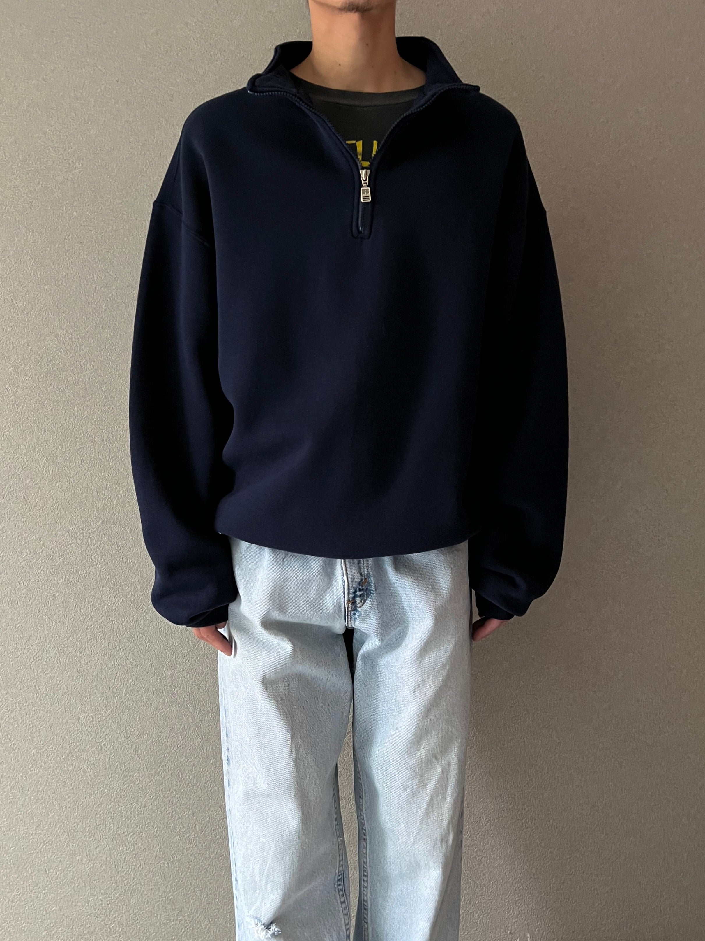 90's RUSSELL half zip sweater – HARU CLOTHING STORE