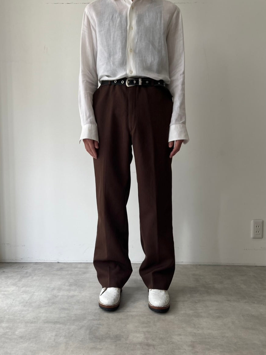 00's Salvatore Ferragamo linen shirt "Made in ITALY"