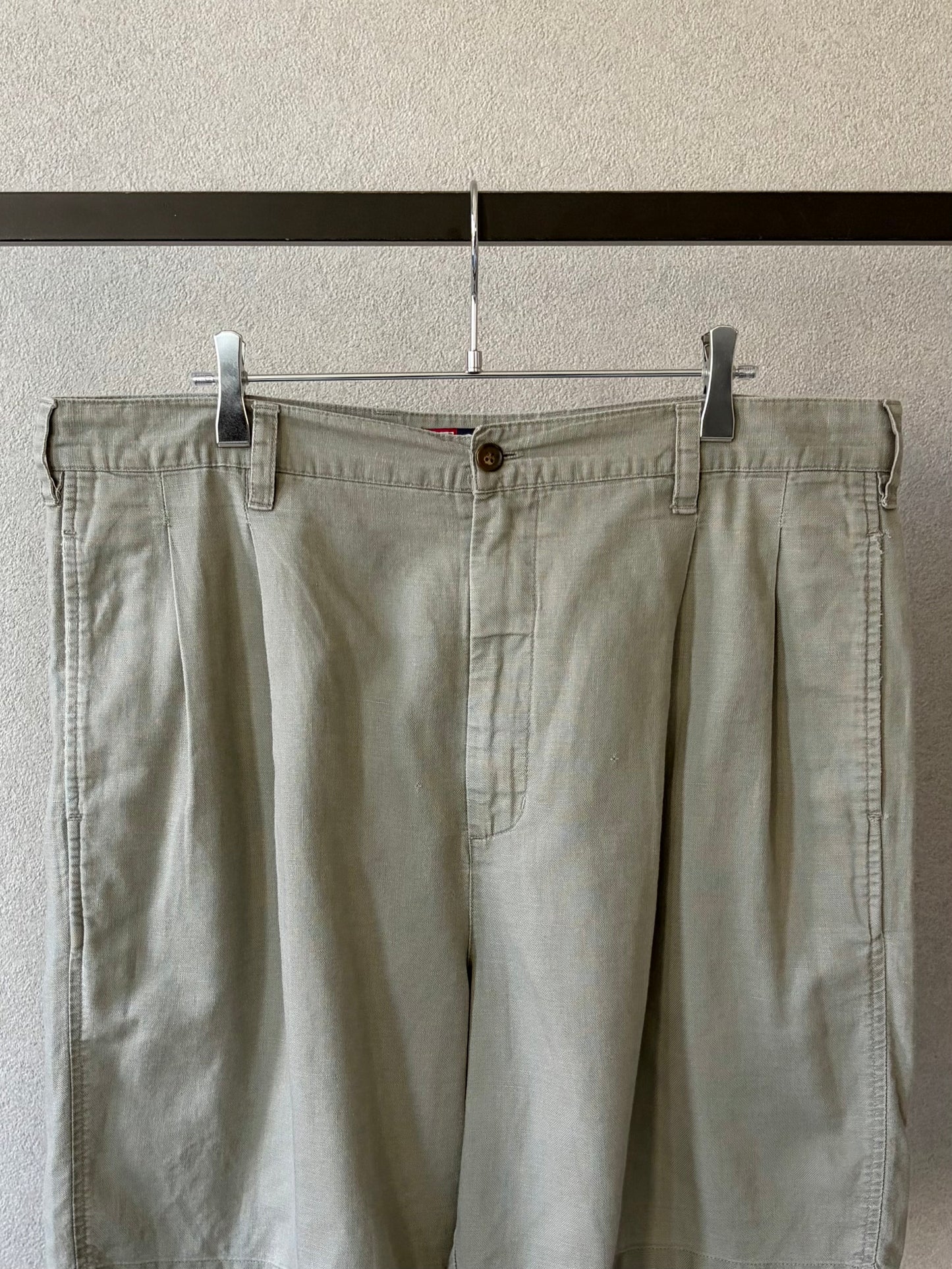 90's CHAPS linen×cotton shorts