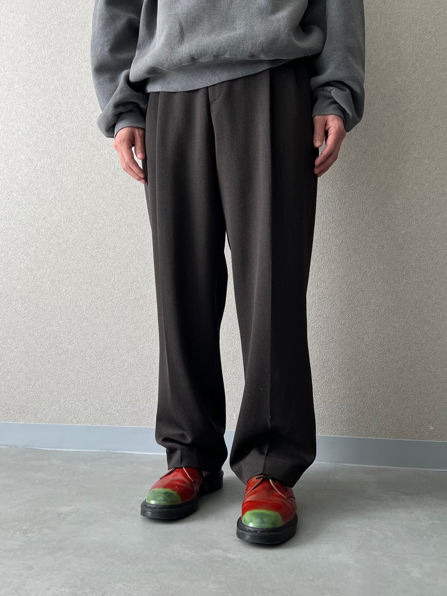 90's Zanella wool slacks "Made in ITALY"