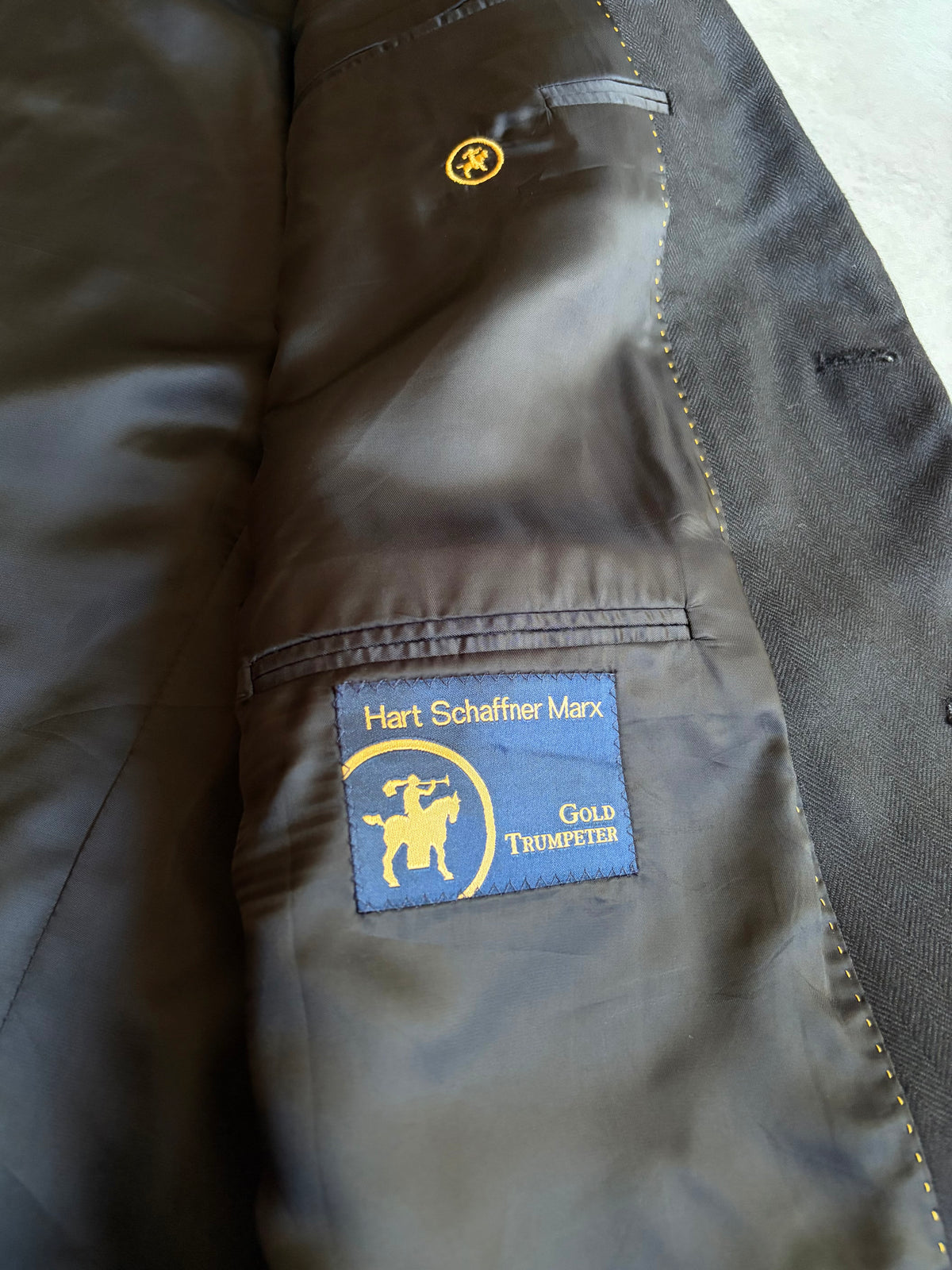 90's Hart Schaffner&Marx × Loro Piana cashmere tailored jacket "Made in USA"