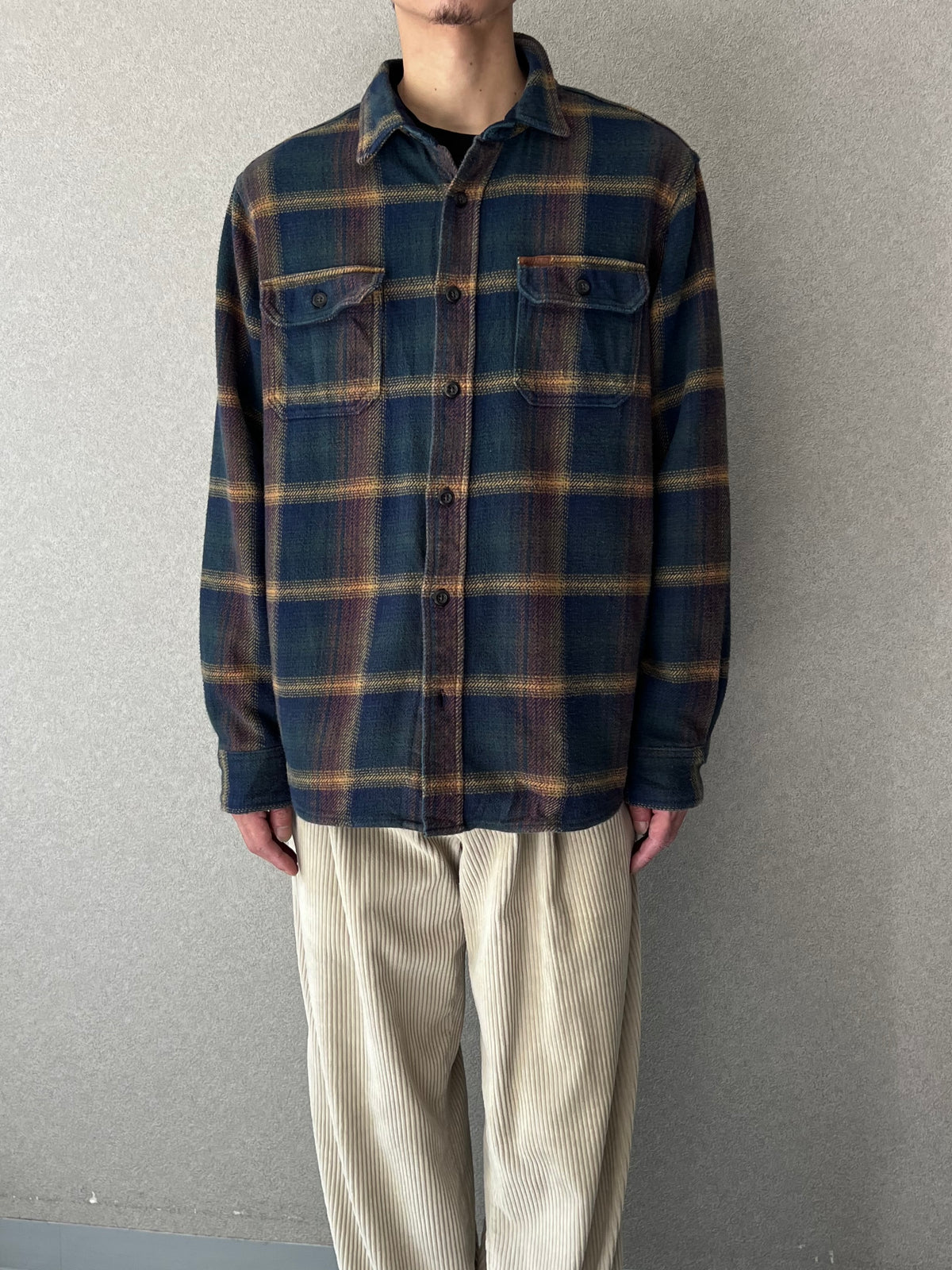 00's ORVIS flannel shirt