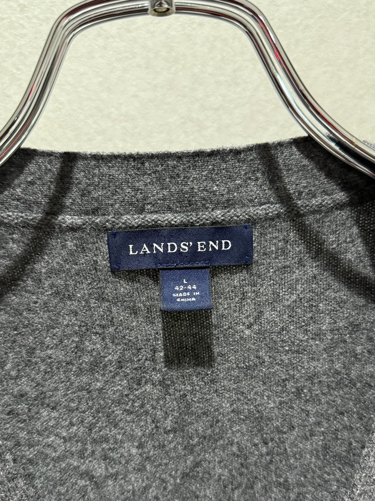 00's LANDS' END cashmere knit cardigan