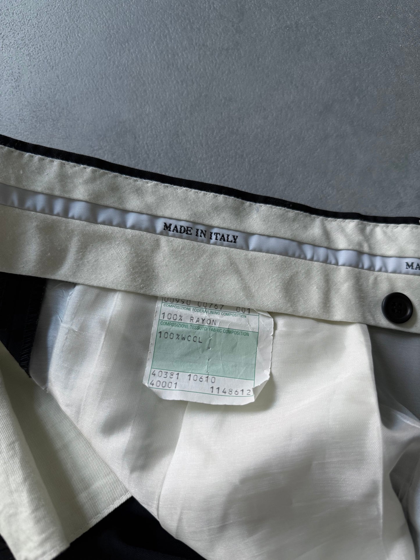 90's UNKNOWN wool slacks "Made in ITALY"