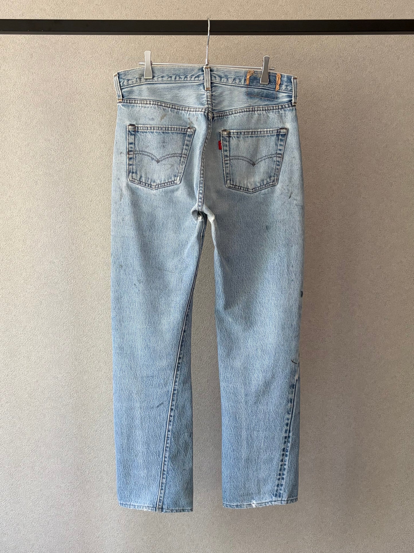 80's Levi's 501 denim pants "RED LINE”