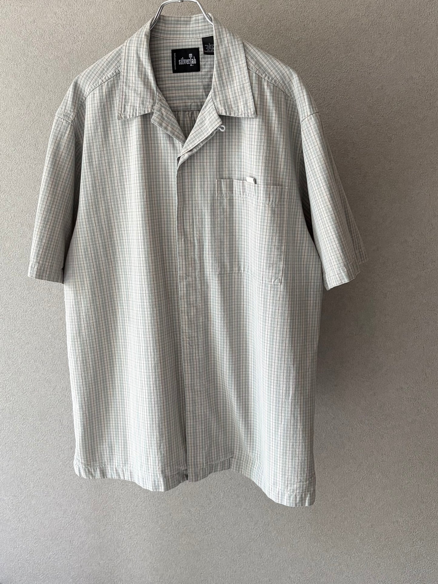 00's Levi's silverTab open collar shirt