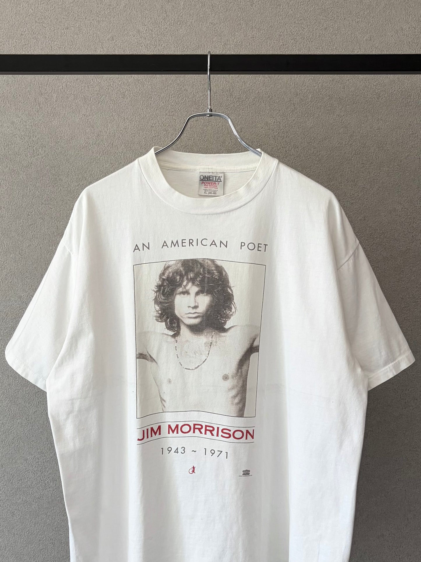90's JIM MORRISON music t-shirt "Made in USA"