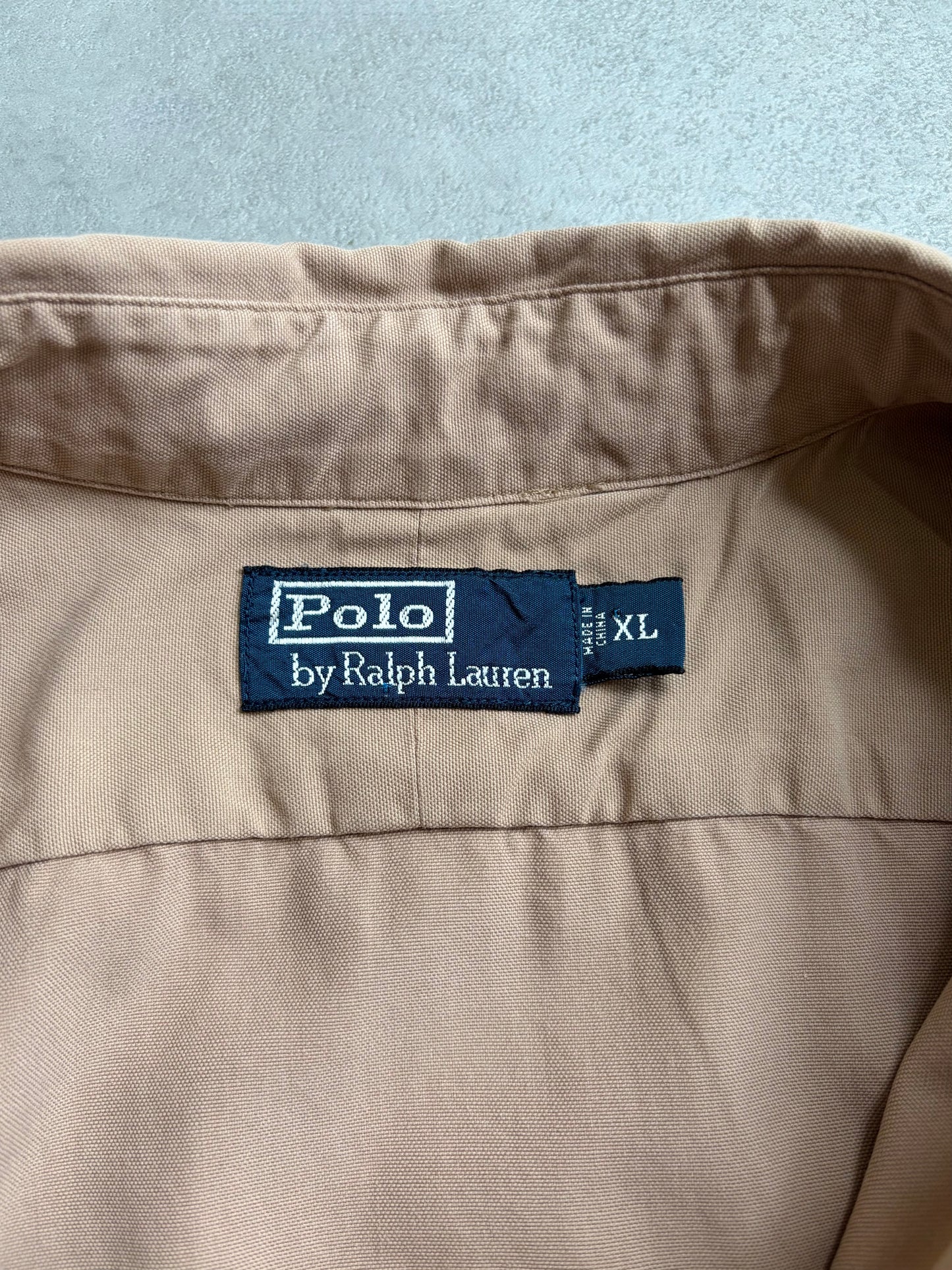 90's Polo Ralph Lauren silk x cotton work shirt