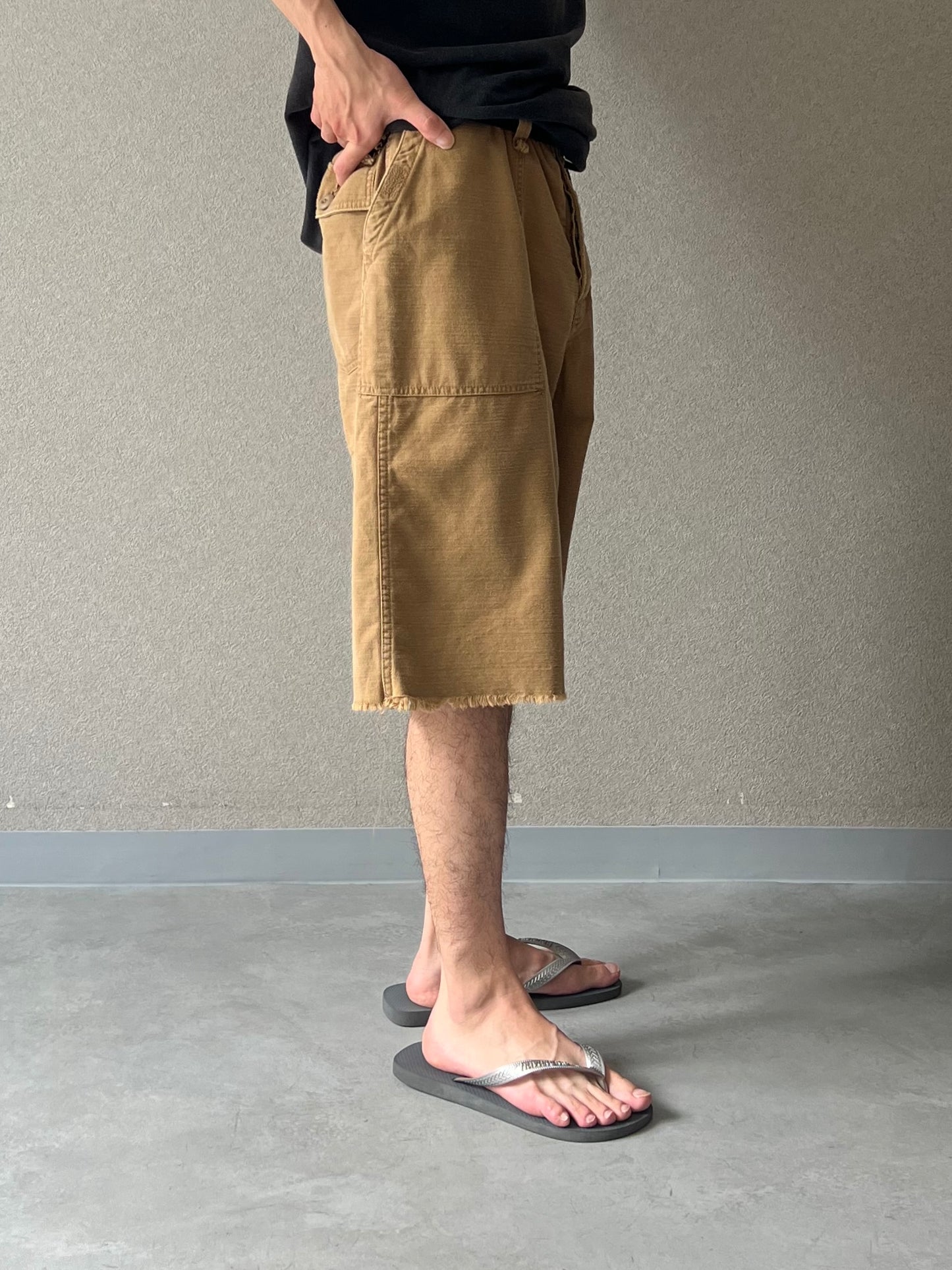 00's POLO JEANS cut off work shorts