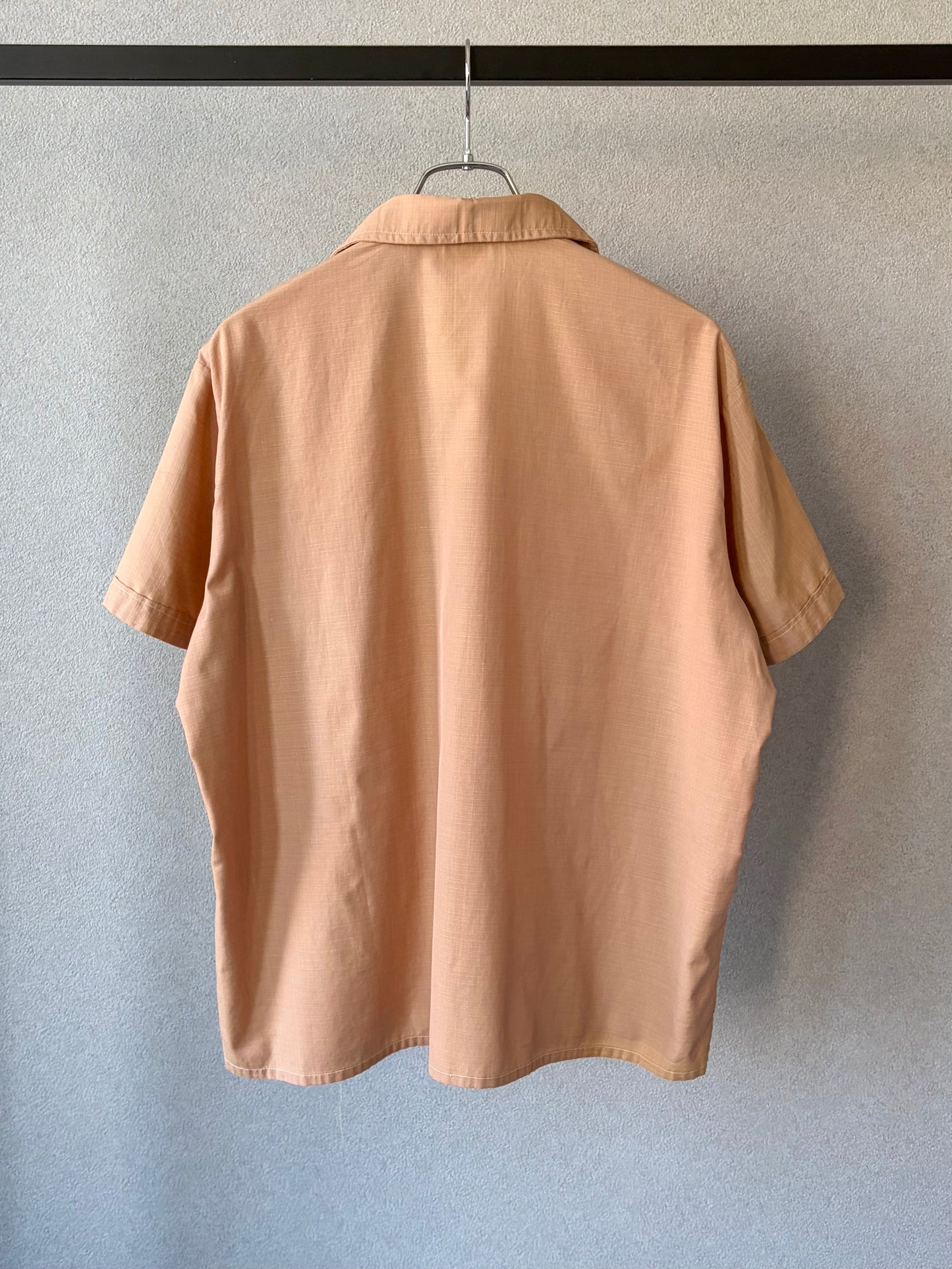 70's M.Feustel K.G. open collar shirt
