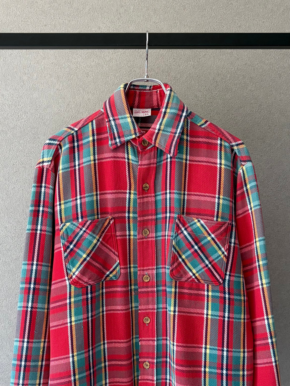 70's BIGMAC flannel shirt "Made in USA"