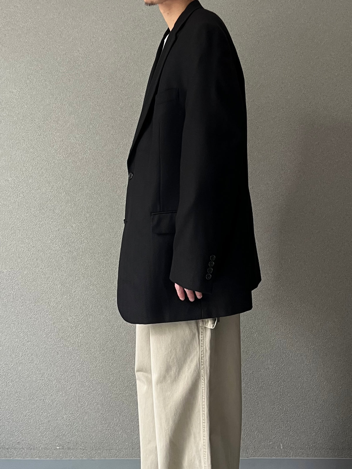 90's Hart Schaffner&Marx × Loro Piana cashmere tailored jacket "Made in USA"