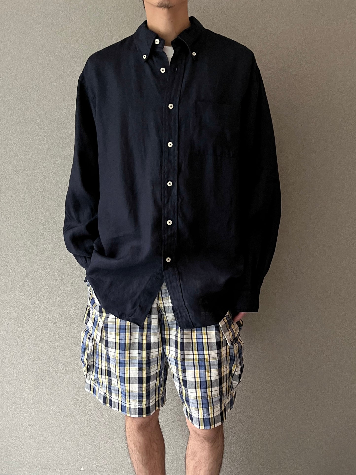 00's Brooks Brothers BD linen shirt