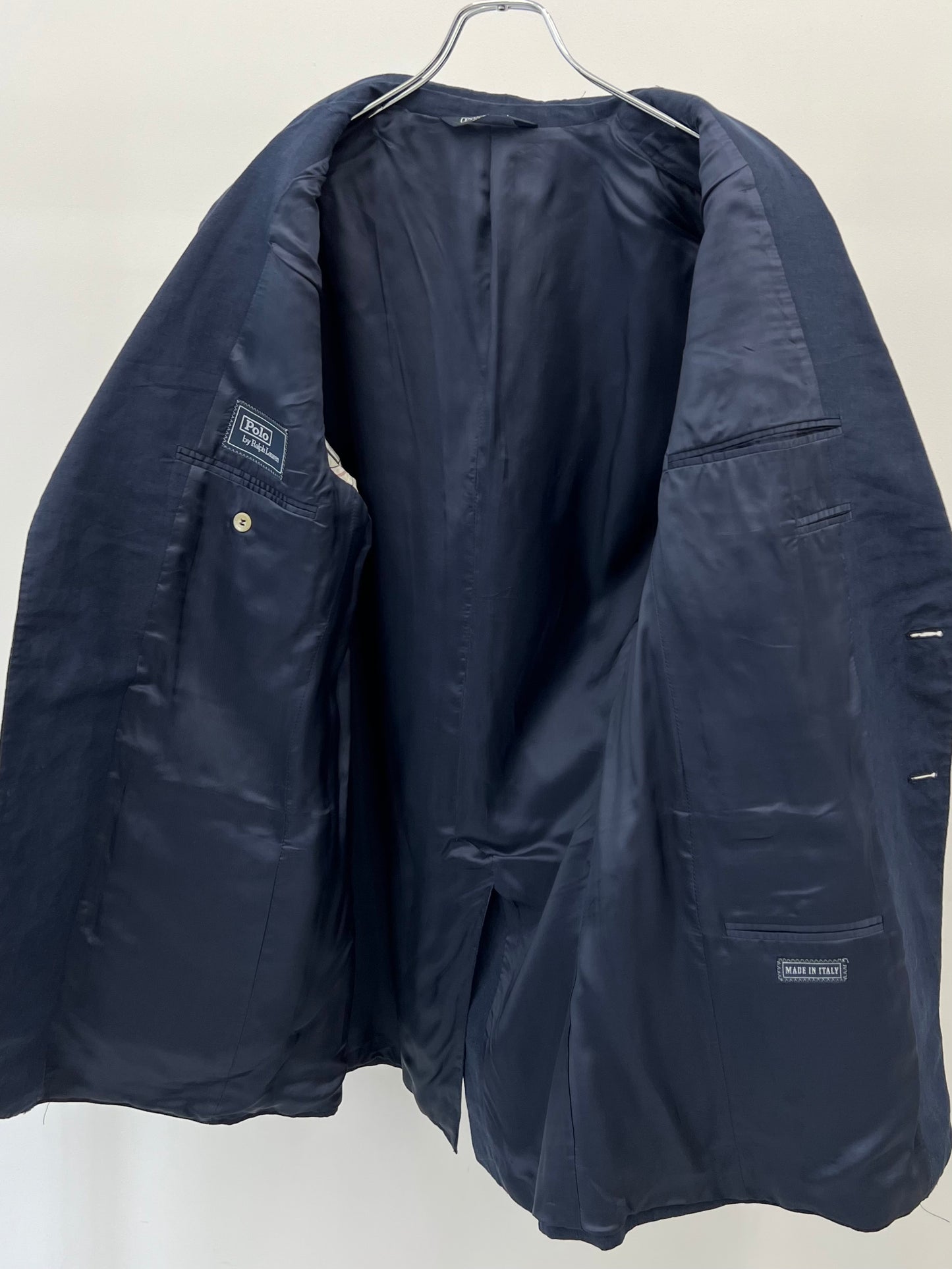 90's Polo Ralph Lauren linen tailored jacket "Made in ITALY"