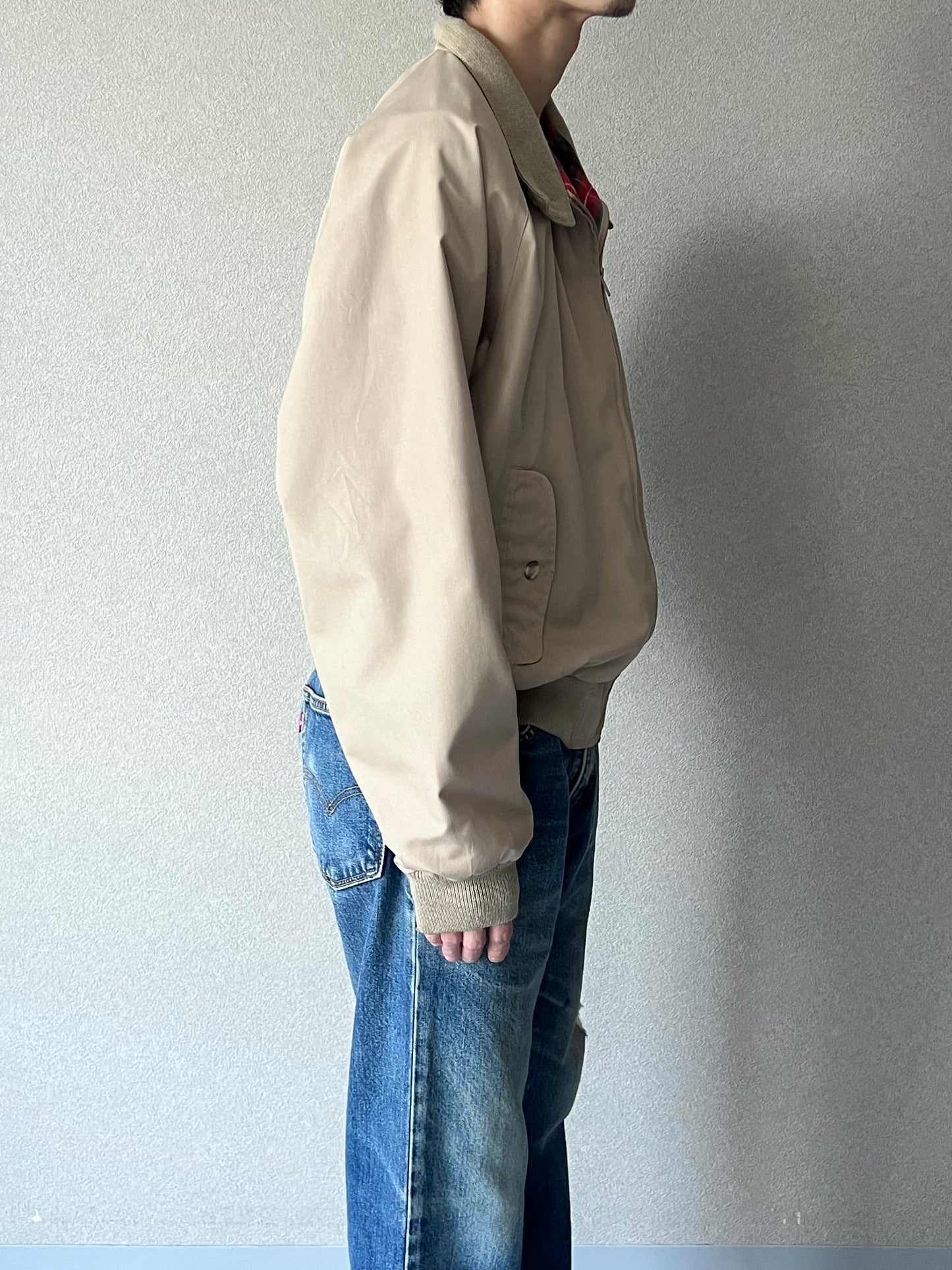 80's〜 LANDS'END harrington jacket