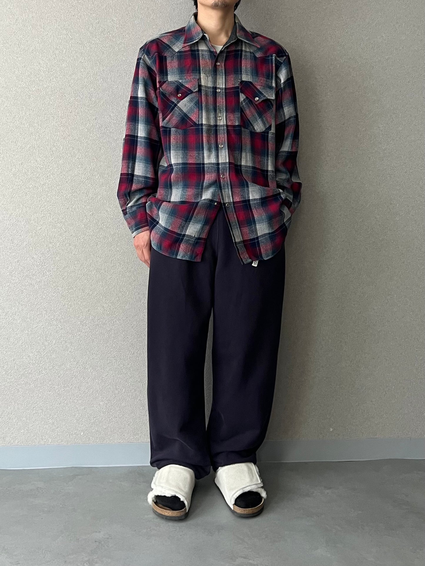 90's PENDLETON western wool shirt "Made in USA"