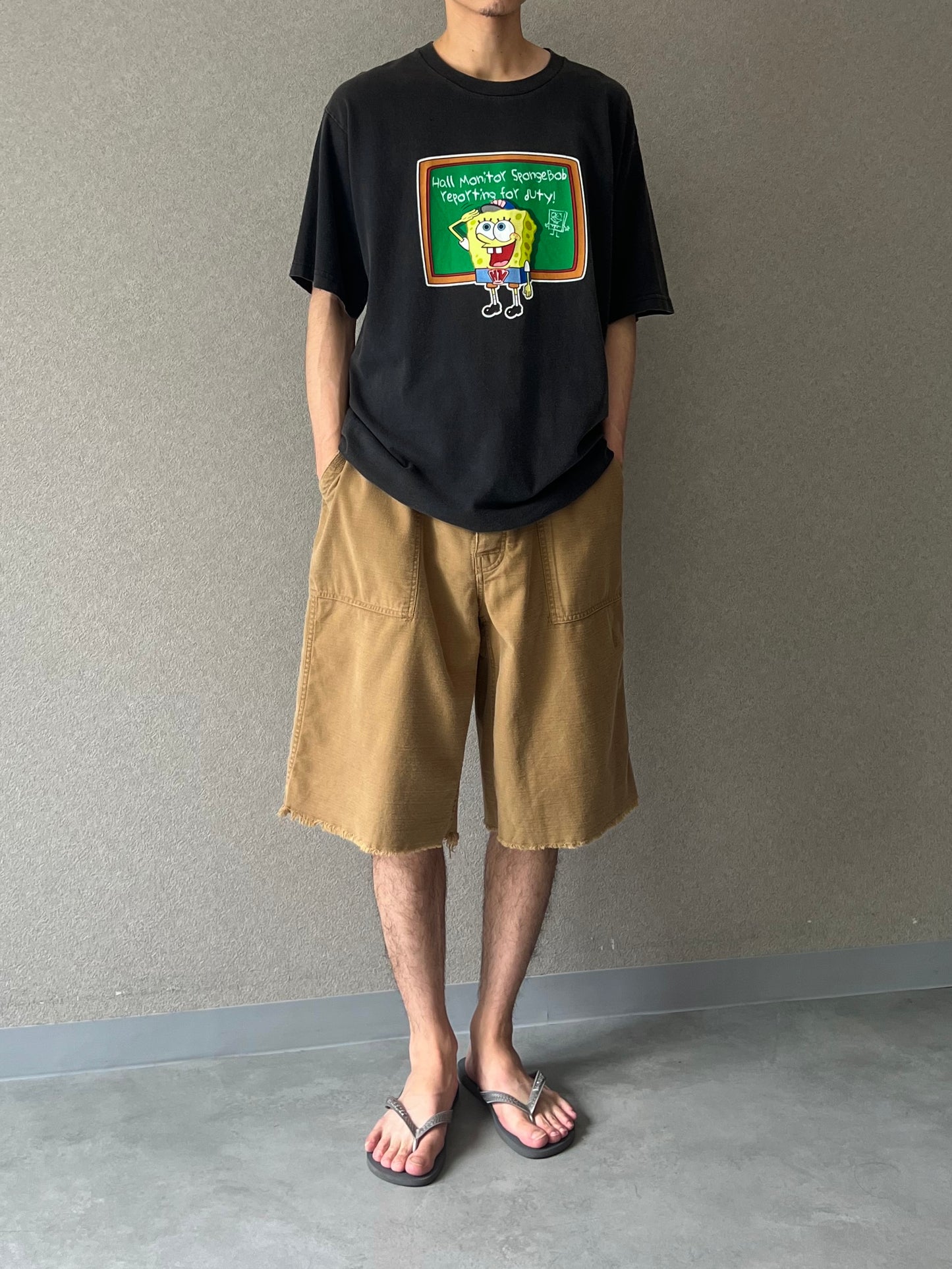 00's POLO JEANS cut off work shorts
