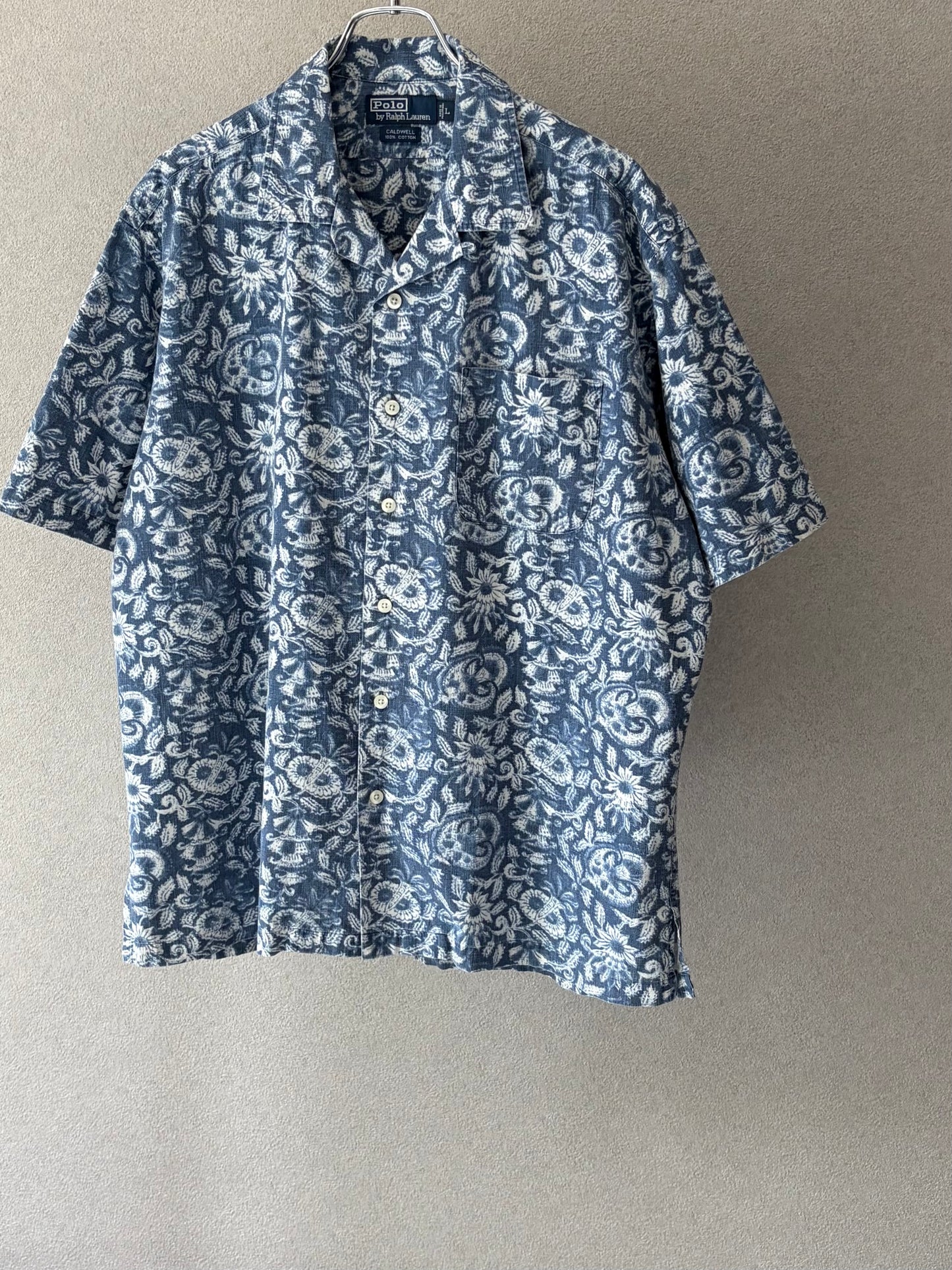 90's Polo Ralph Lauren open collar shirt "CALDWELL"