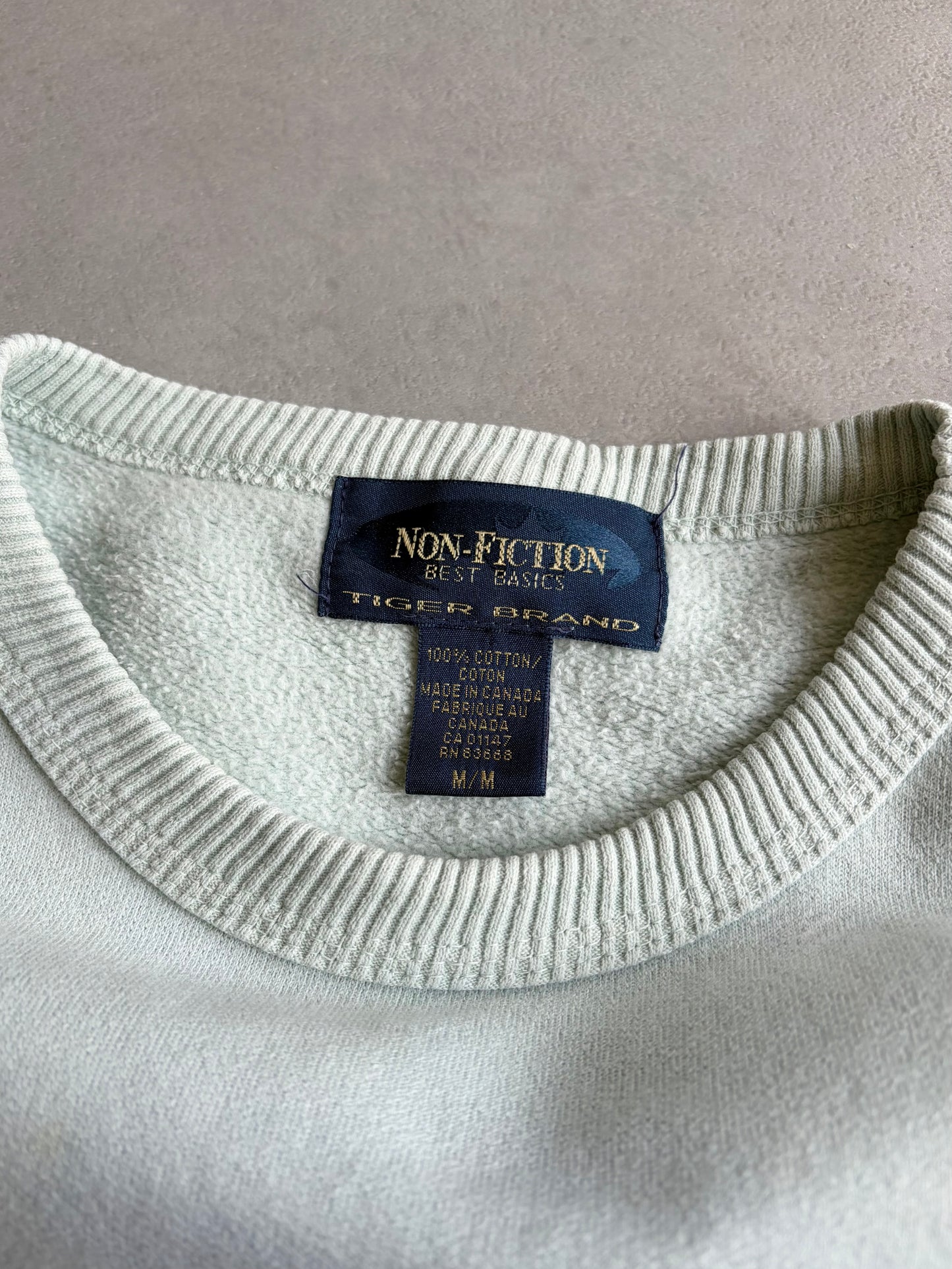 90's NON-FICTION sweater "Made in CANADA"