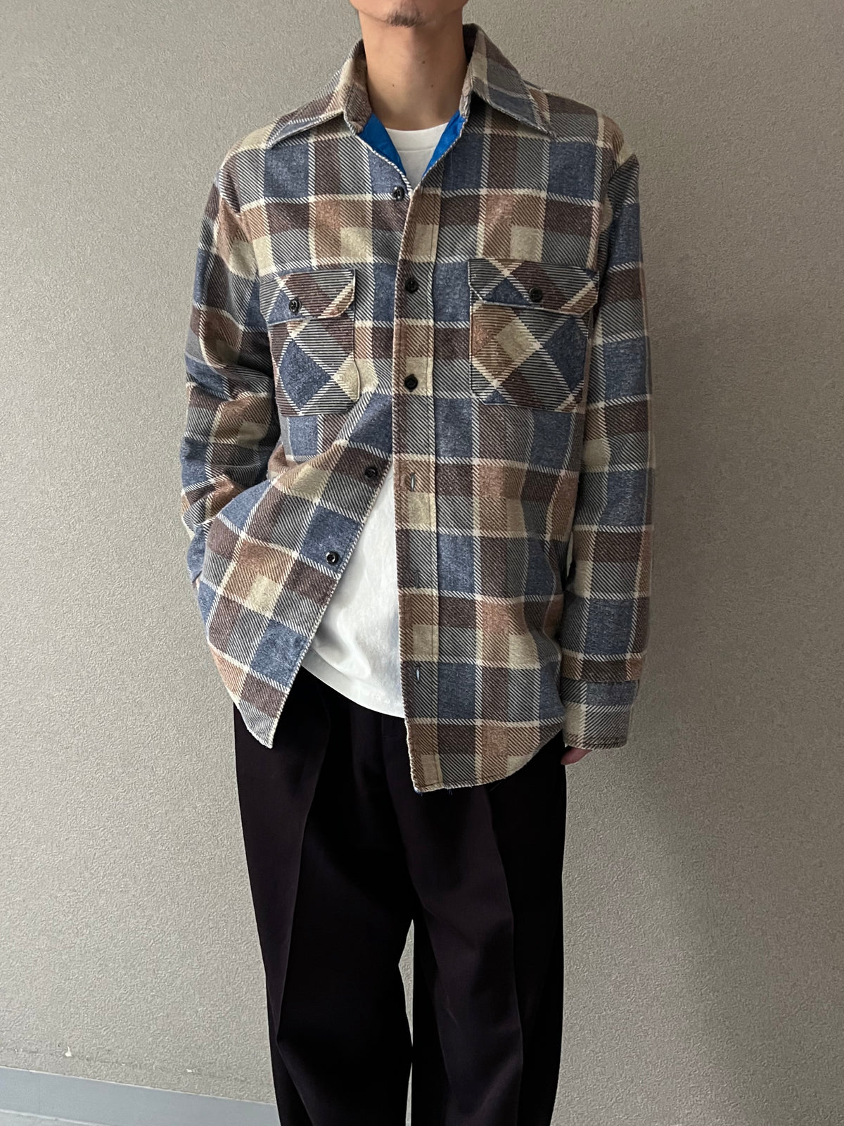 80's Fieldmaster quilting lining flannel shirt