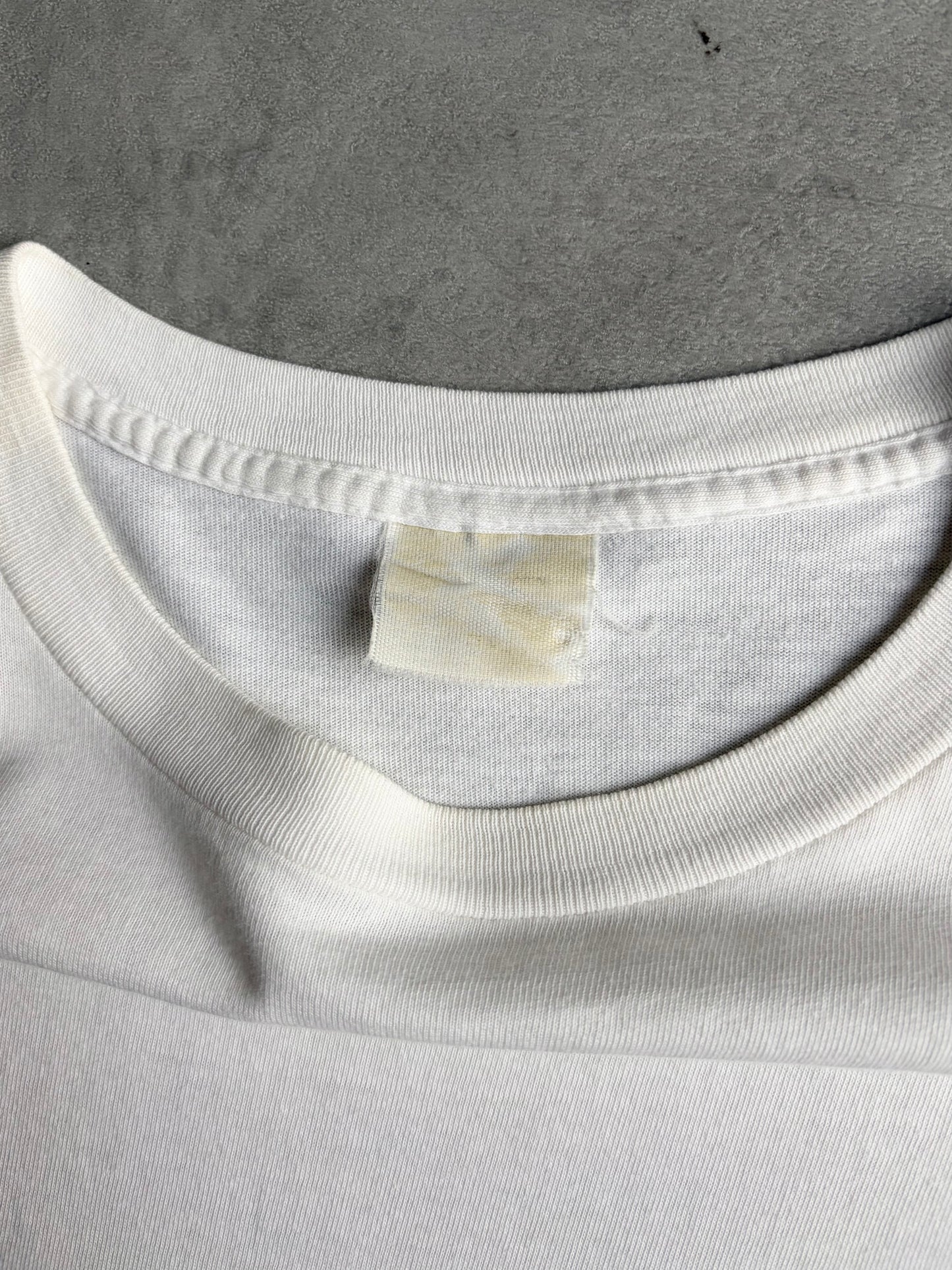 80's〜 BANANA REPUBLIC print t-shirt
