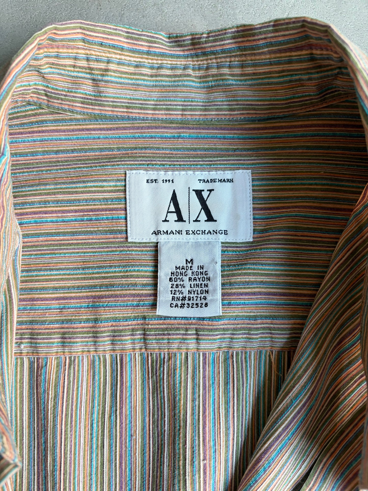 90's ARMANI EXCHANGE S/S shirt