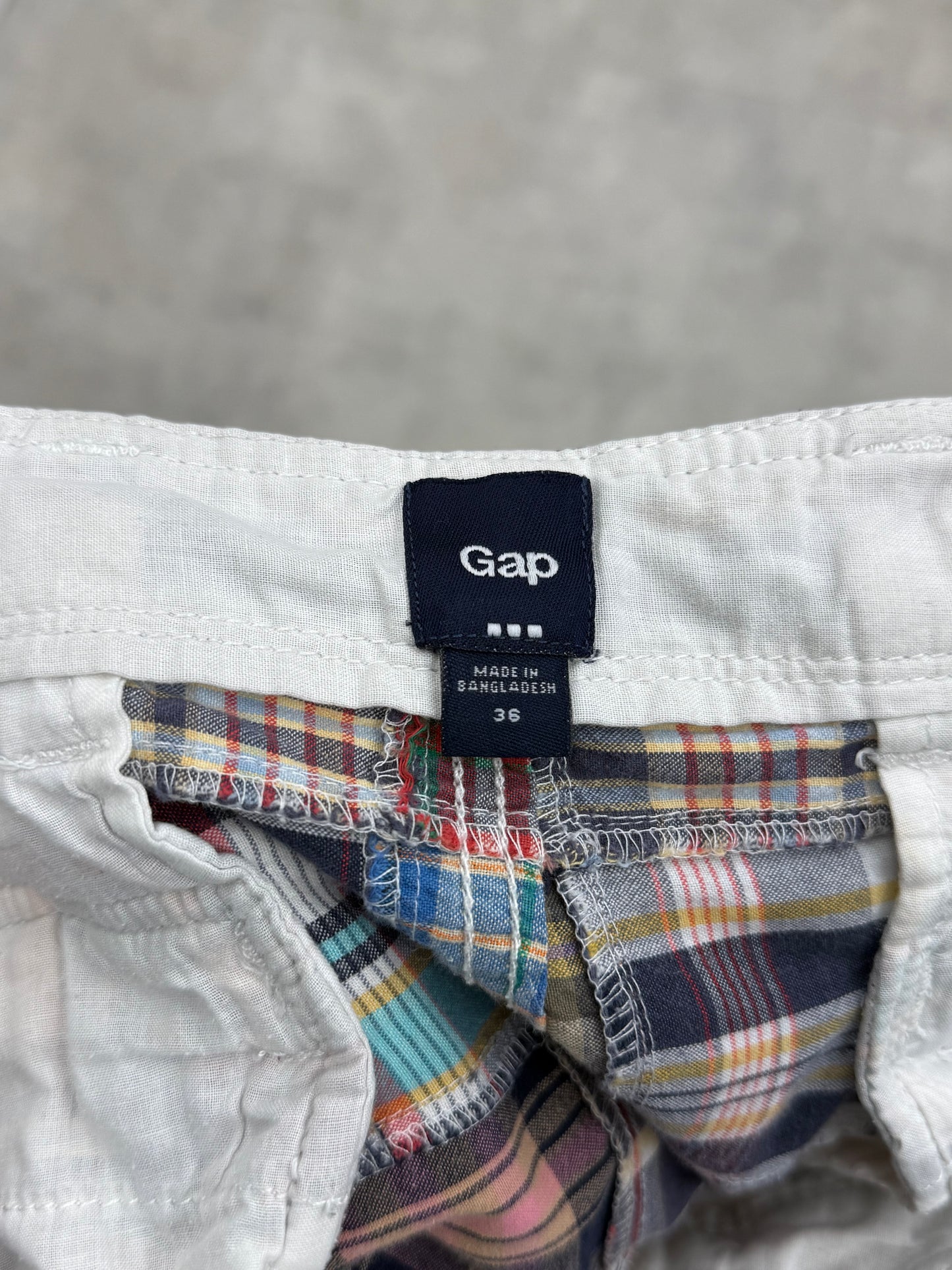 00's GAP patchwork cargo shorts