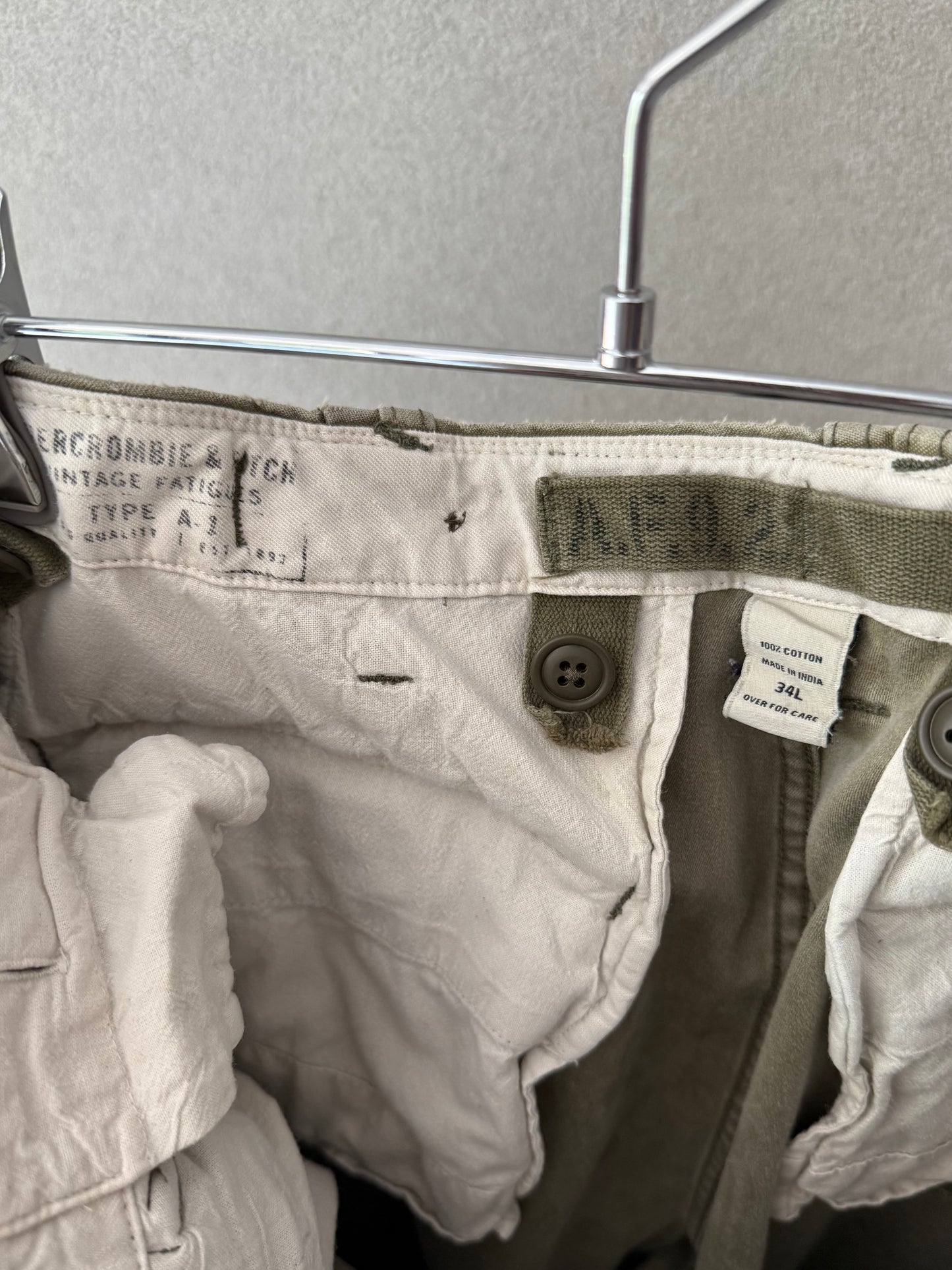 00's ABERCROMBIE & FITCH M-51 style cargo pants