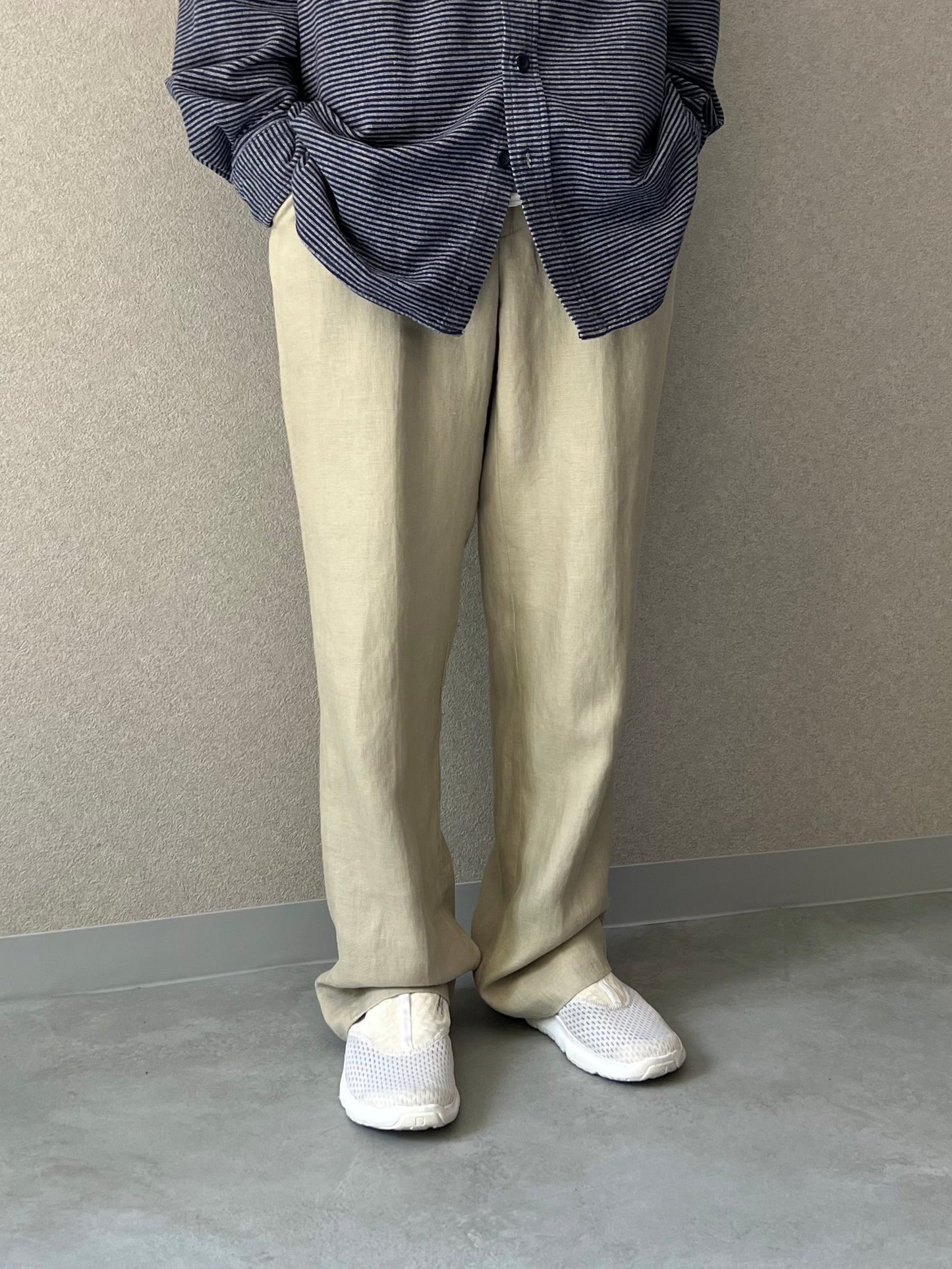 00's Calvin Klein linen slacks