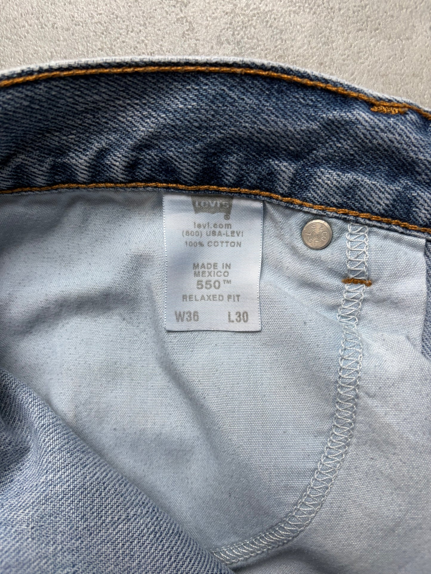 00's Levi's 550 denim pants