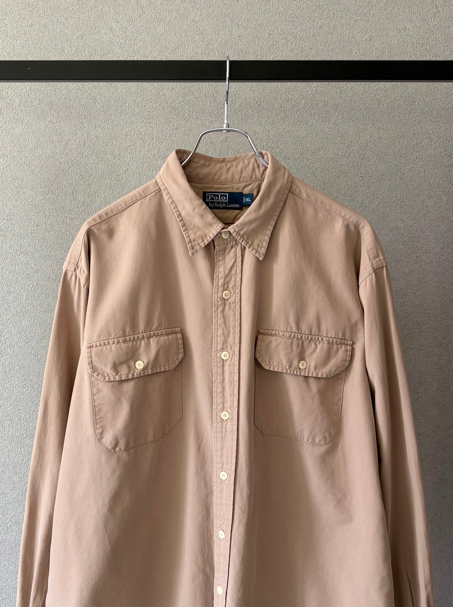 90's Polo Ralph Lauren silk x cotton work shirt