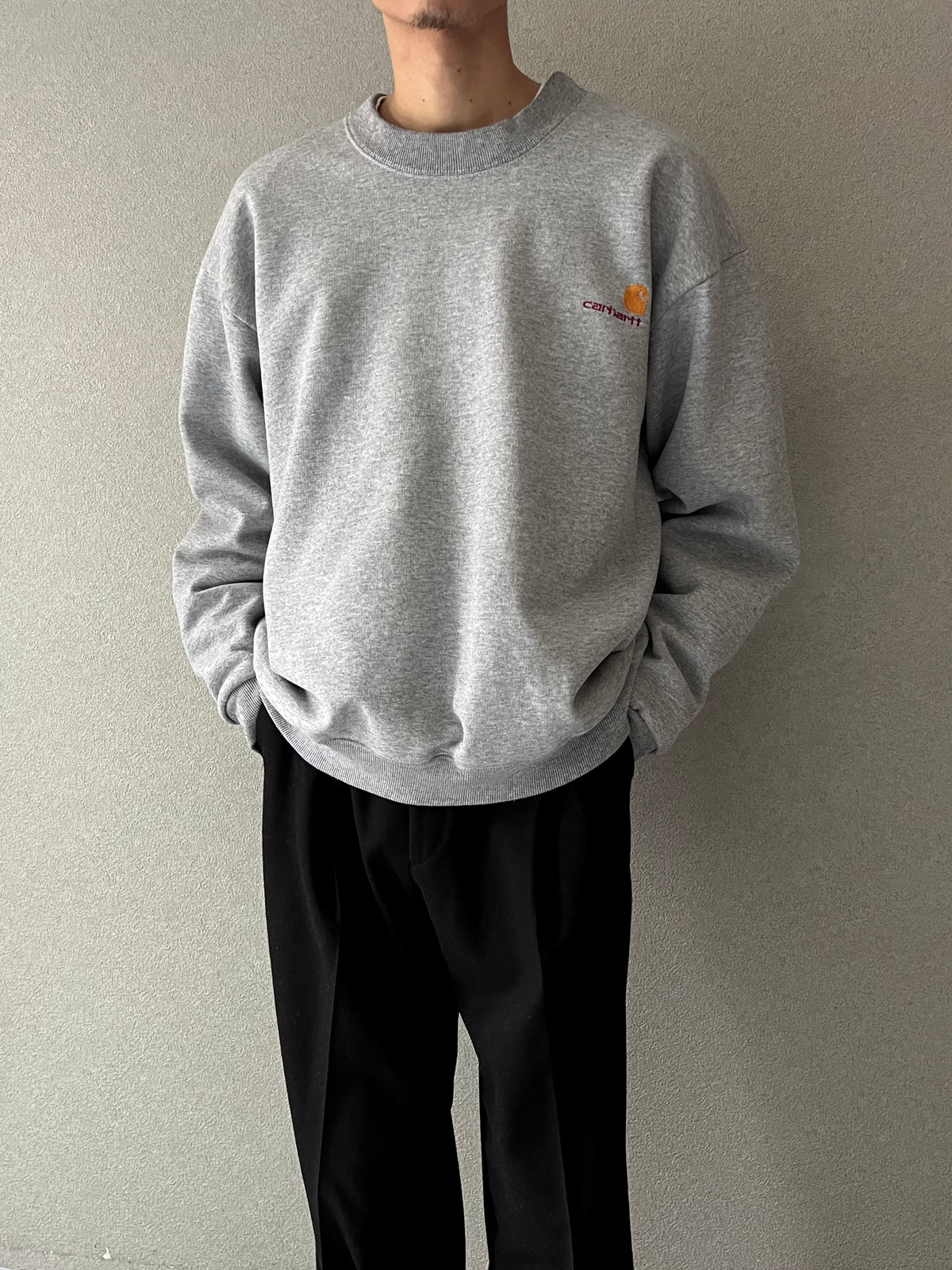 80's carhartt thermal lining sweater