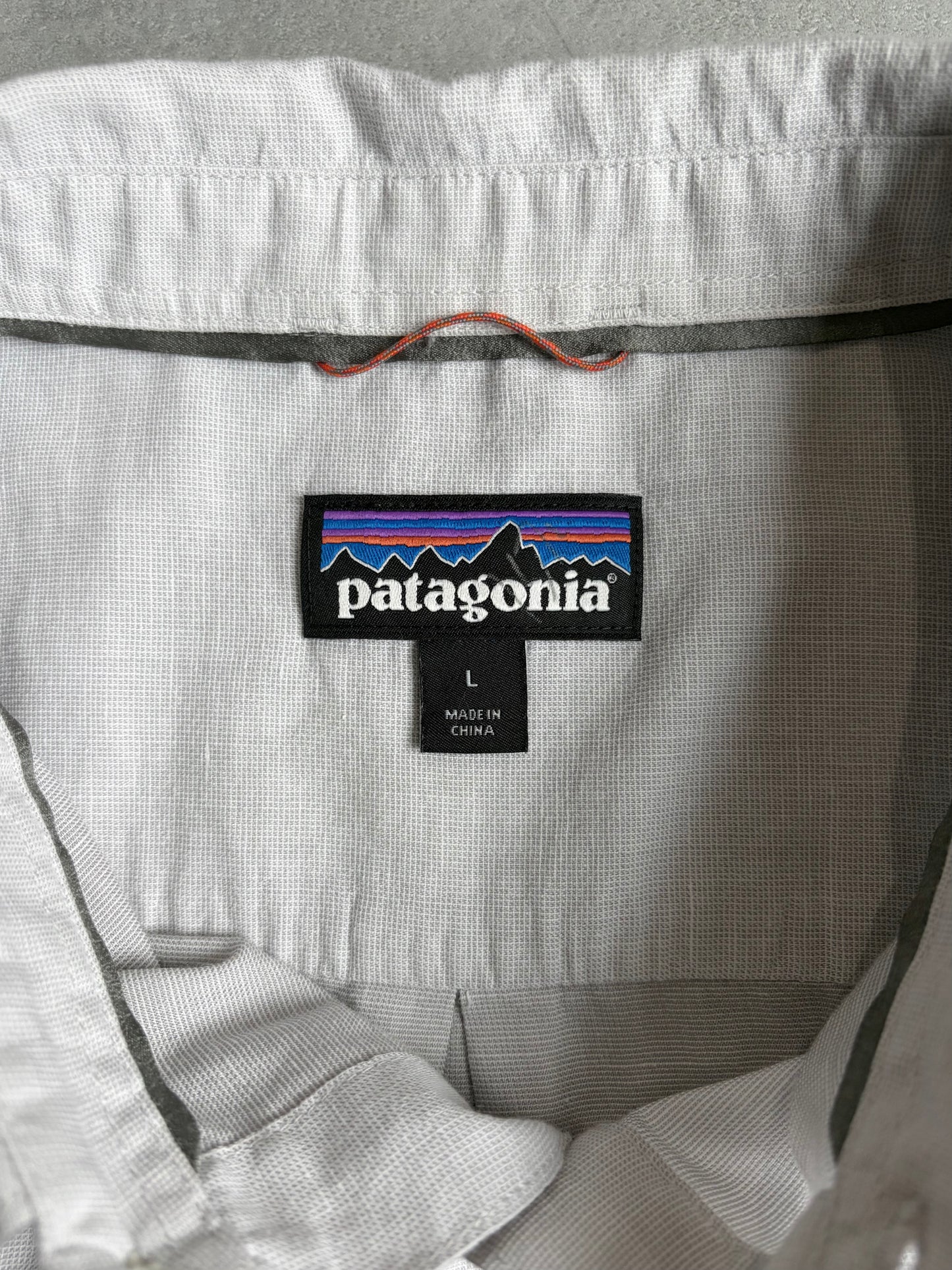 00's patagonia fishing shirt