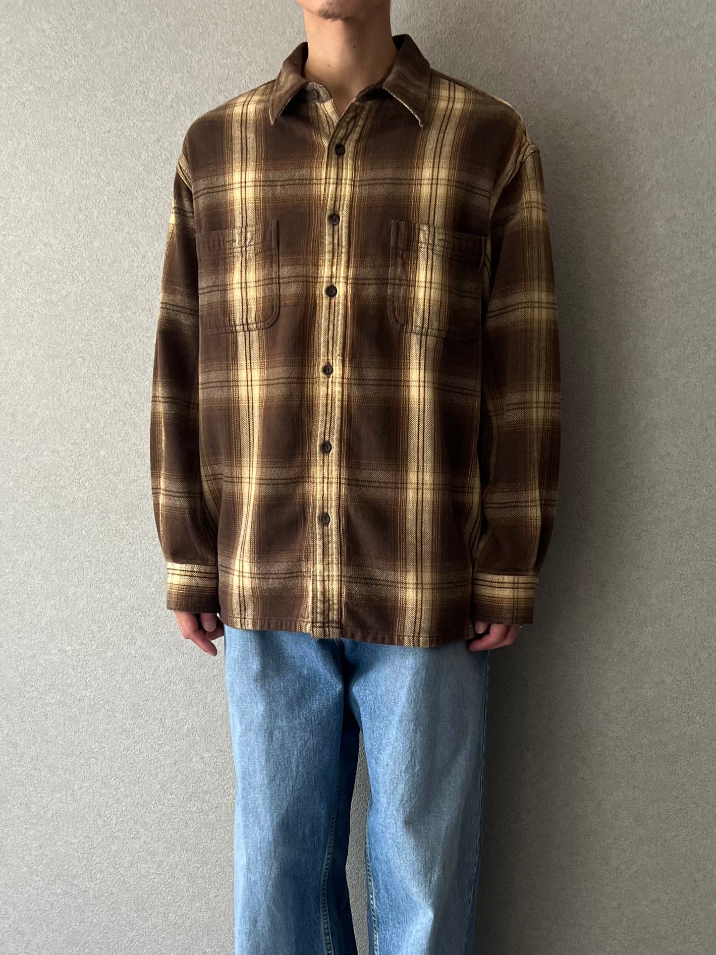 00's ST. JOHN’S BAY flannel shirt