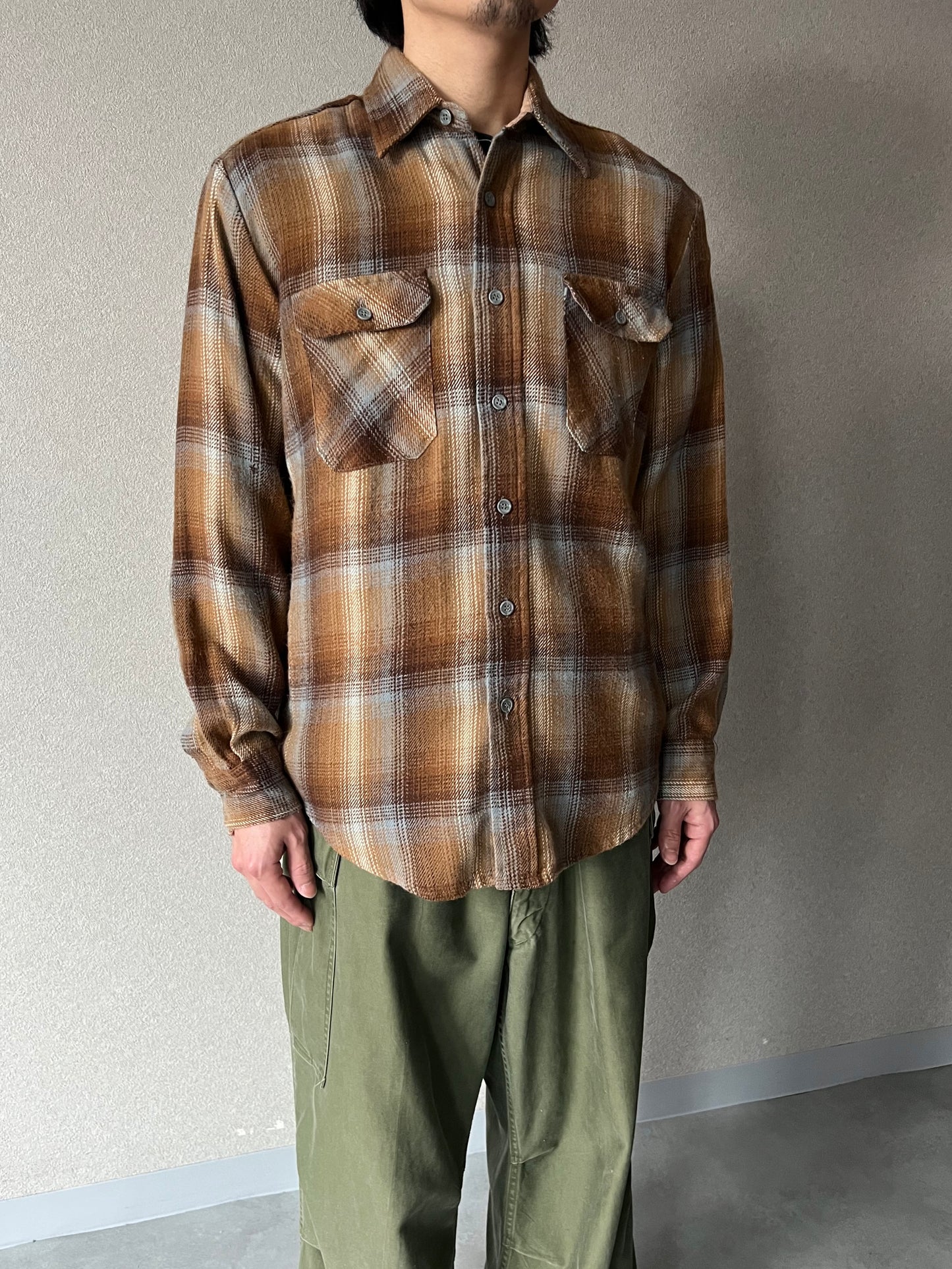 70's〜 OZARK TRAIL acryl shirt