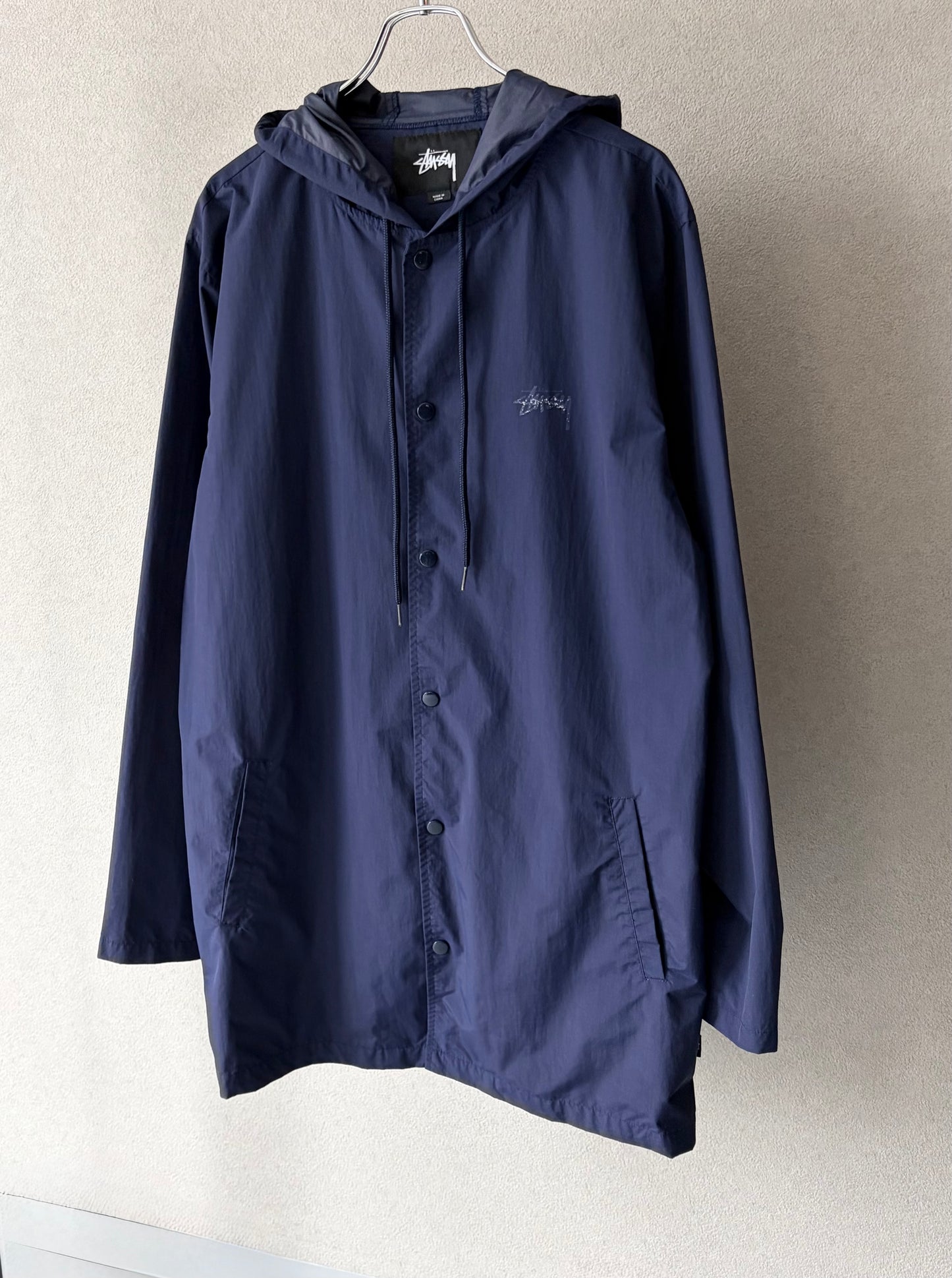 stussy nylon coat