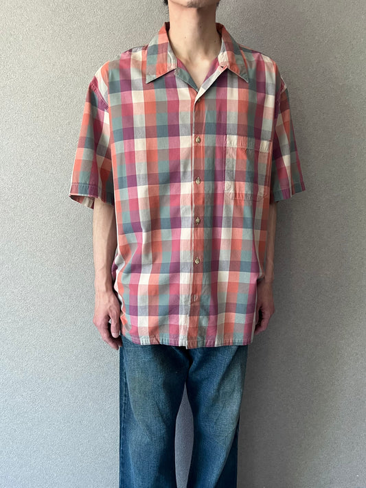 00's PENDLETON open collar shirt