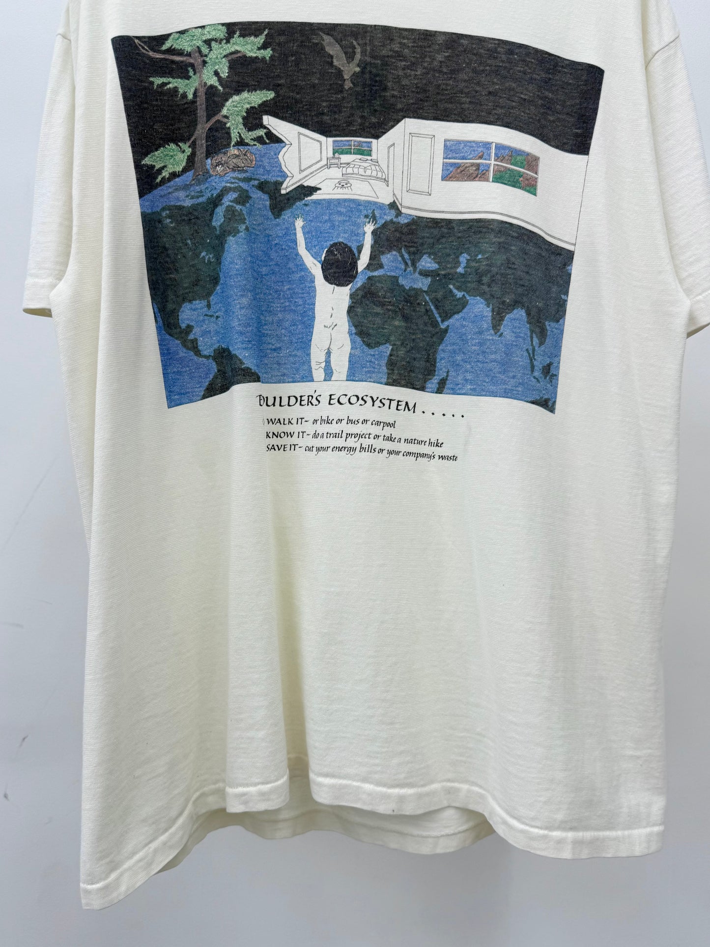 90's EARTH DAY t-shirt "MADE IN USA"