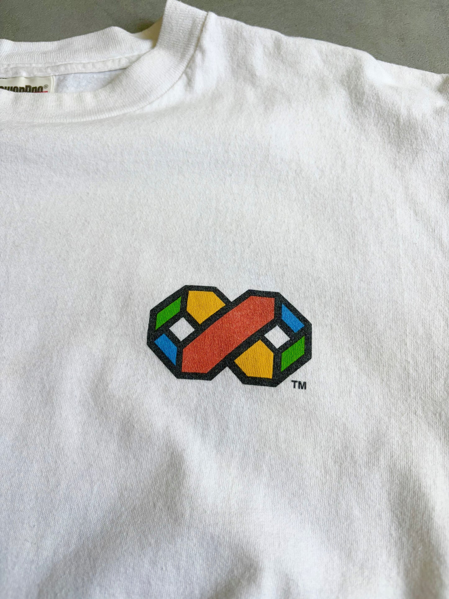 90's Microsoft print t-shirt "Made in USA"