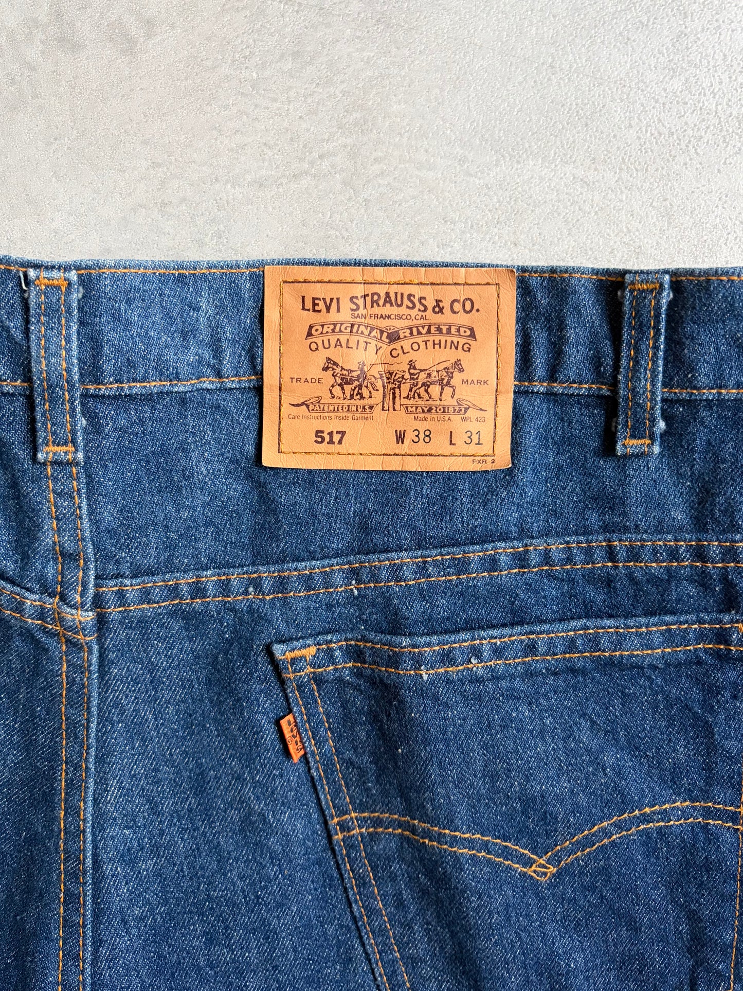 90's Levi's 517 denim pants "Made in USA"