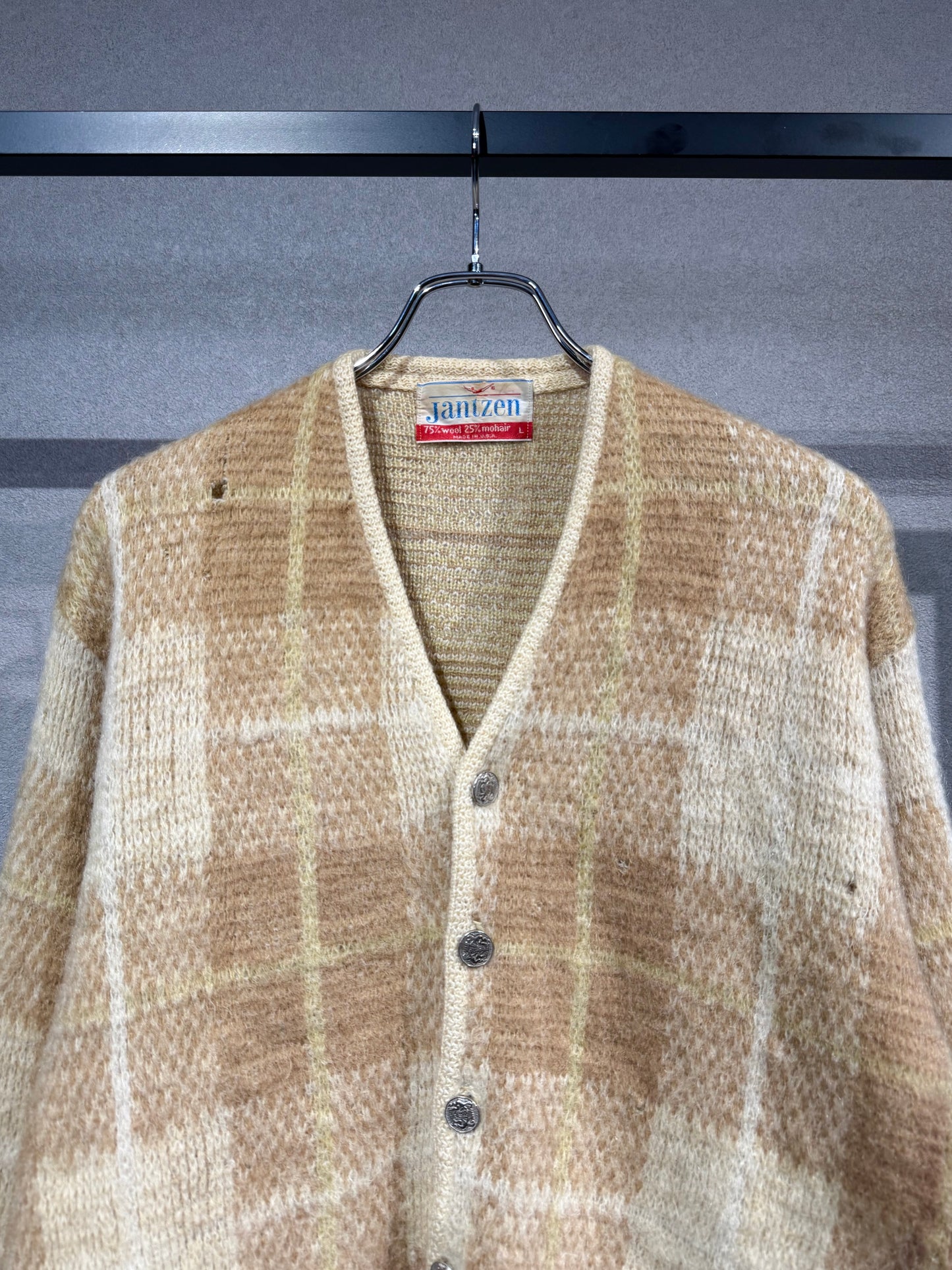 60's Jantzen mohair cardigan "Made in USA"