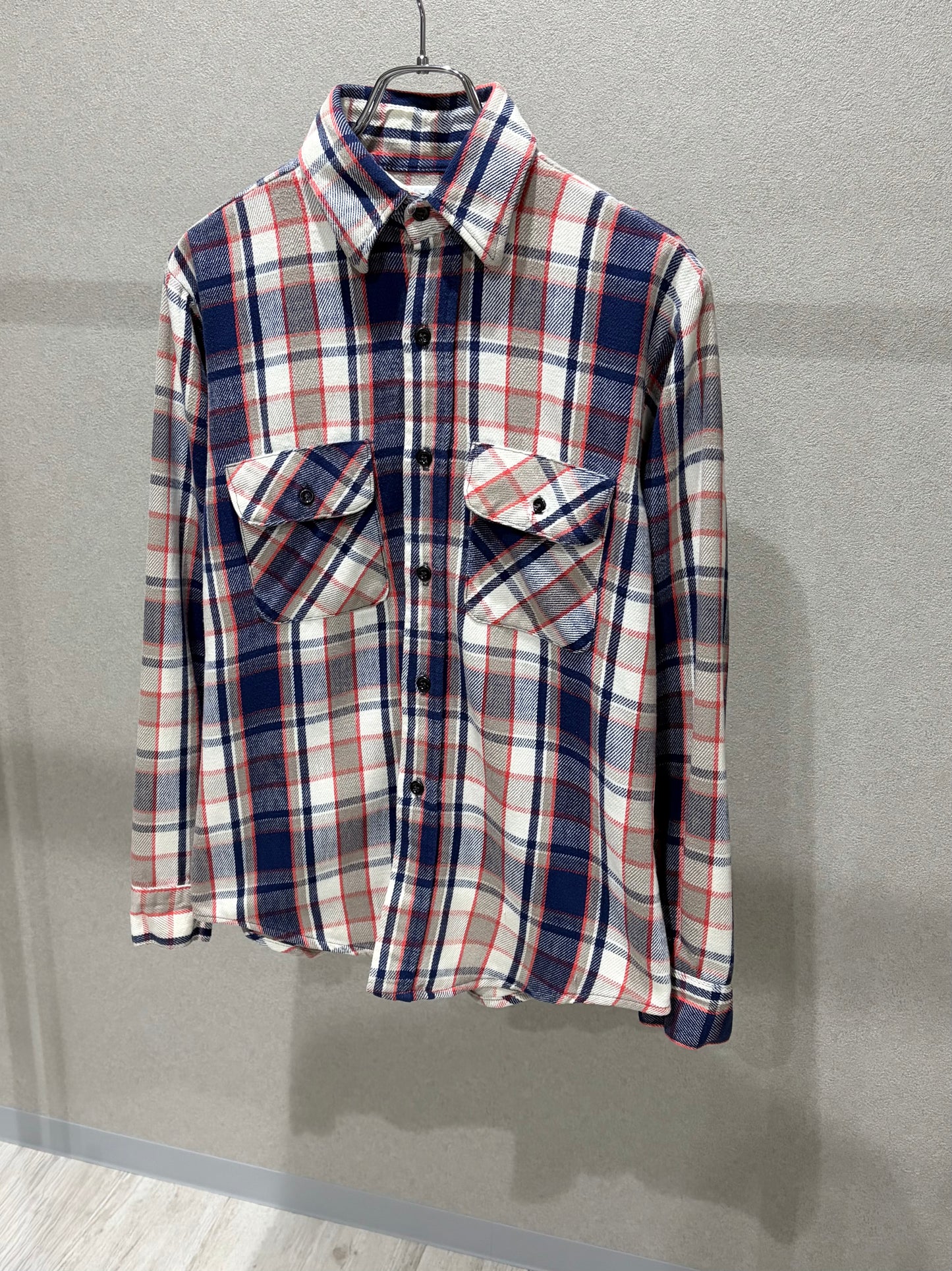80's FIVE BROTHER flannel shirt "Made in USA"