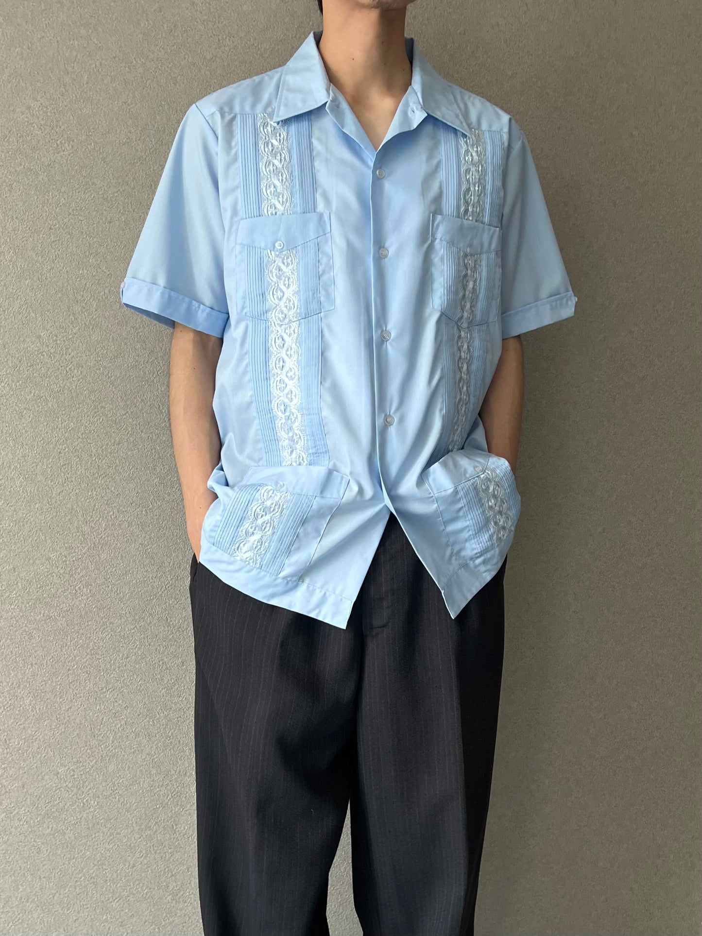 80's UNKNOWN guayabera shirt