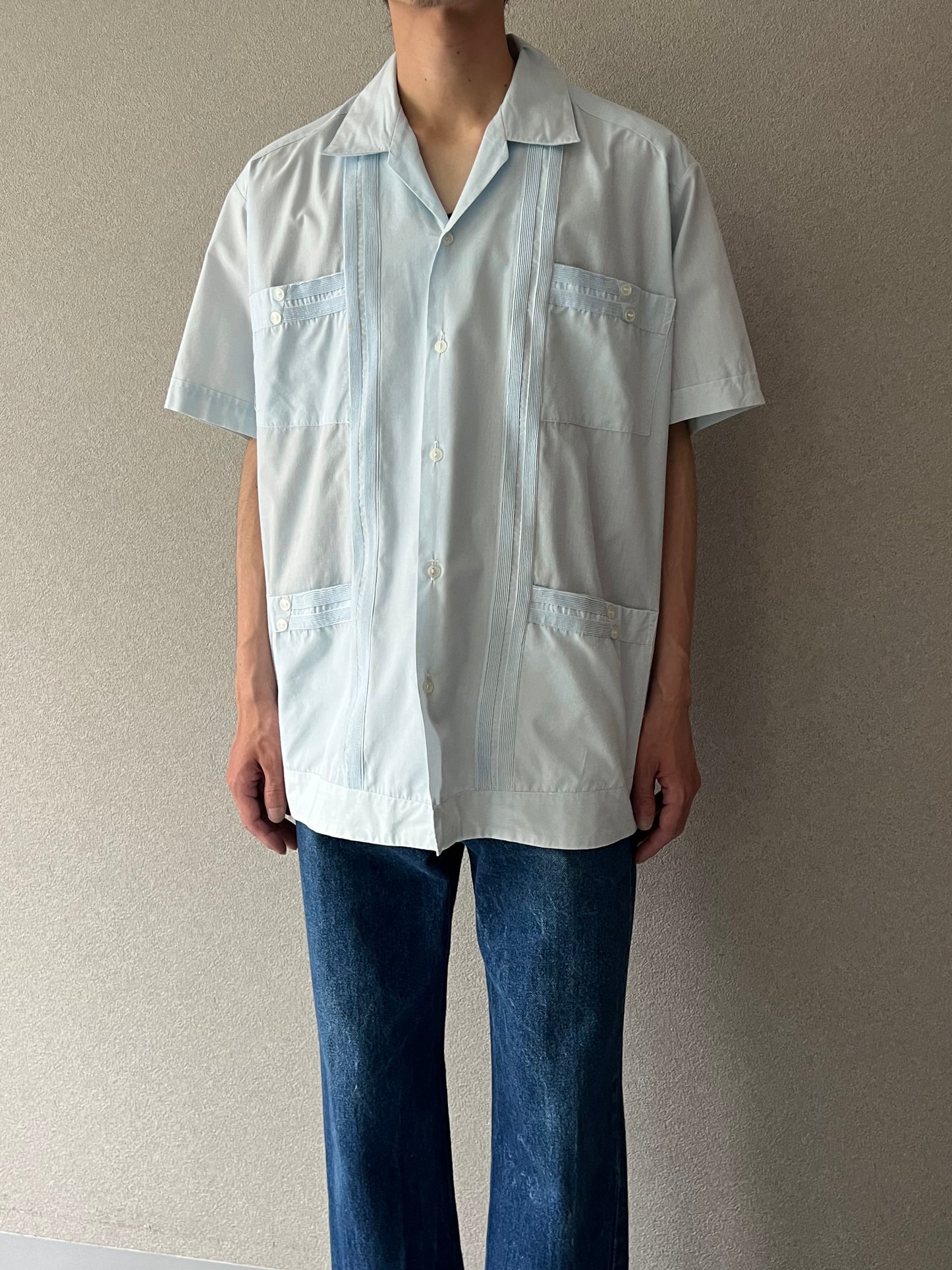 80's YUCATECA guayabera shirt