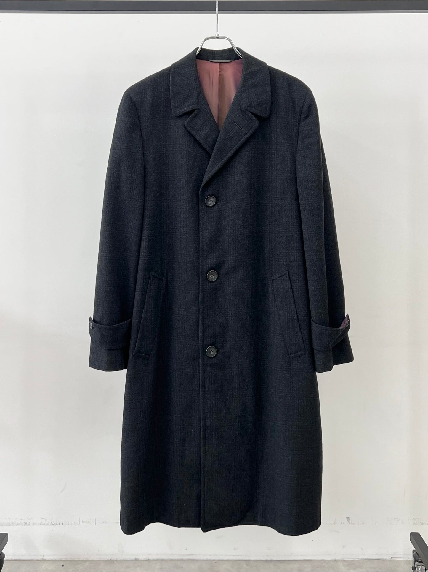 60s VINTAGE wool chester coat