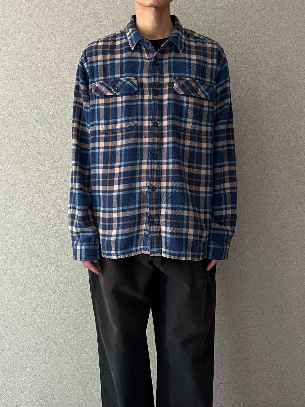 10's patagonia flannel shirt